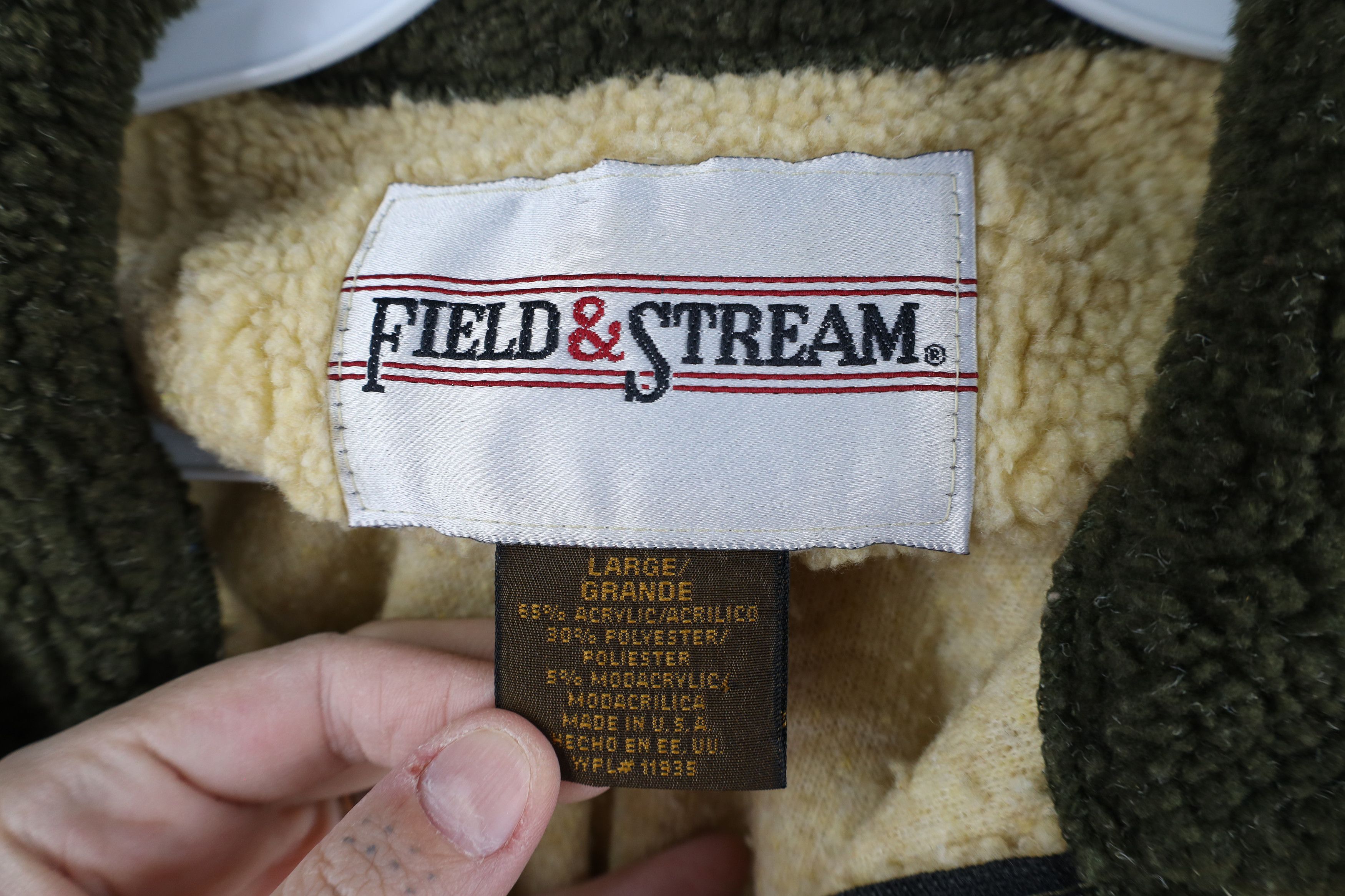 Vintage Vintage 90s Streetwear Fleece Half Zip Sweater Beige USA Size US L / EU 52-54 / 3 - 5 Thumbnail