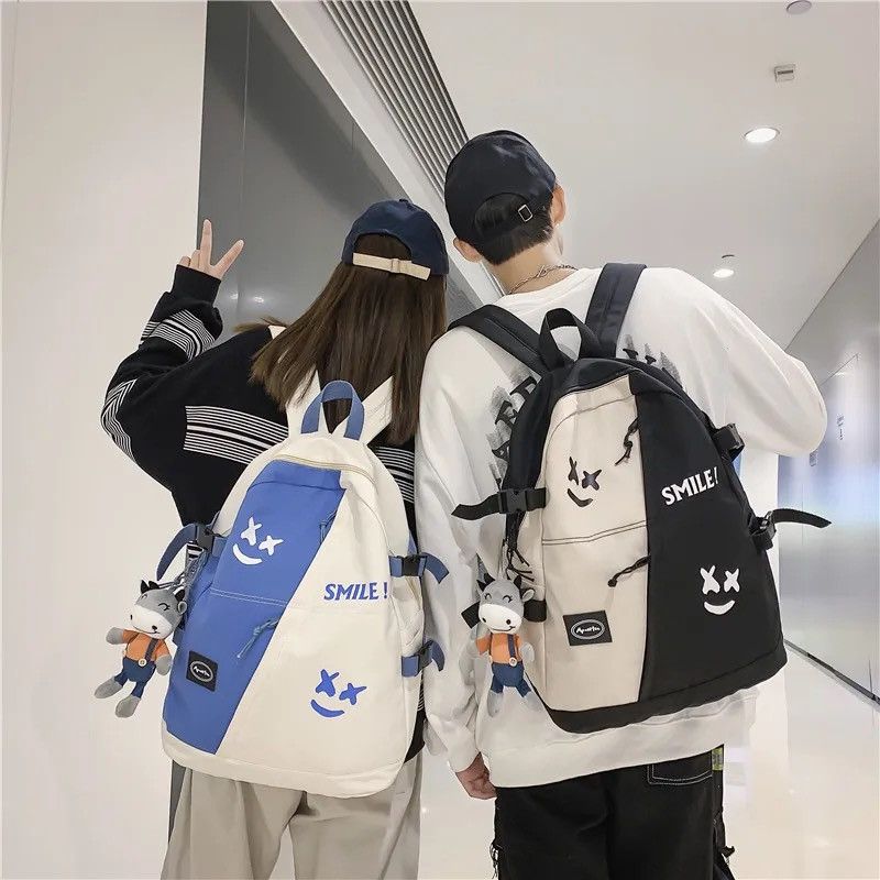 Japanese Brand Fashion cute teddy bear cartoon smile backpack y2k Size ONE SIZE - 7 Thumbnail