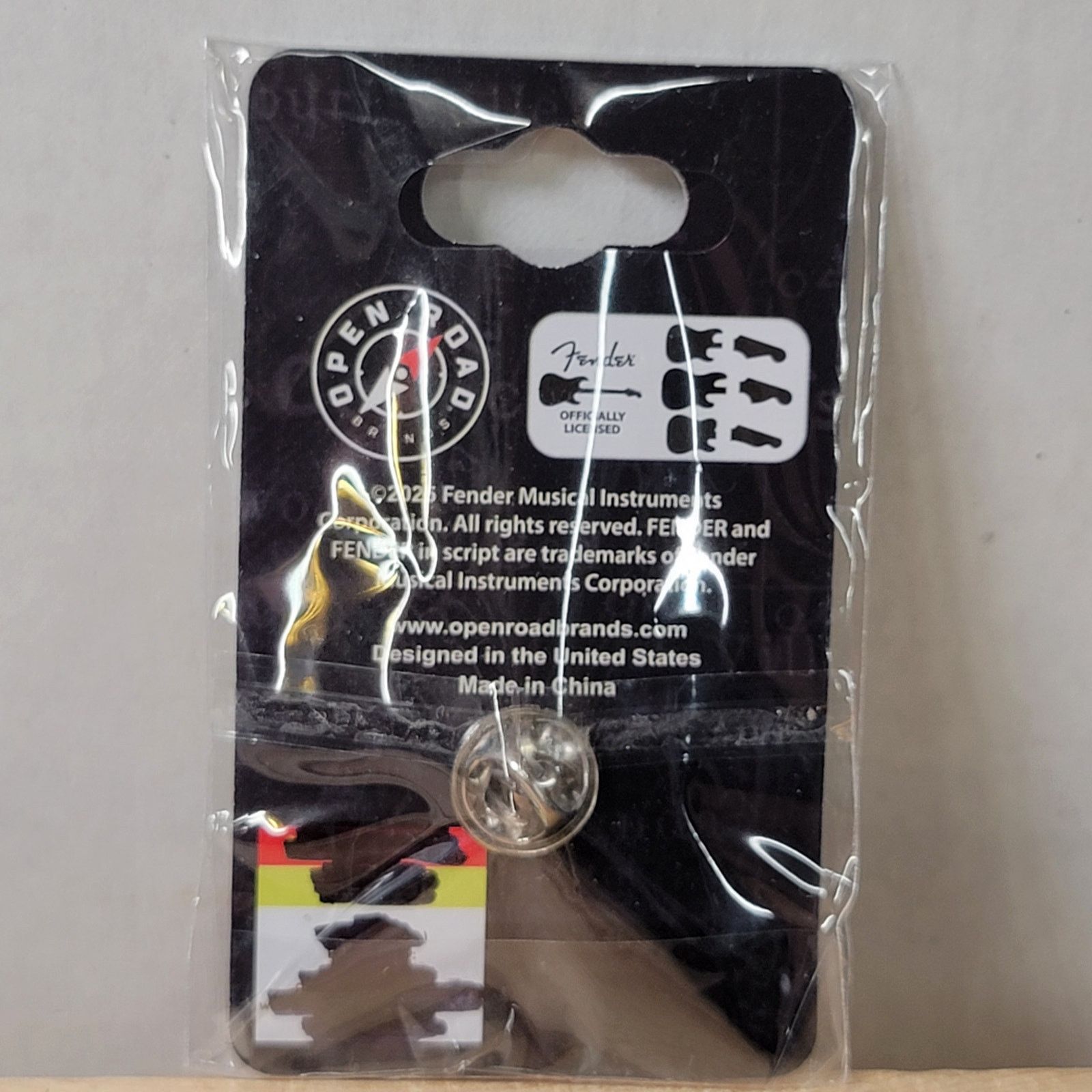 Fender FENDER Guitar Pick Enamel Pin NEW / SEALED Size ONE SIZE - 2 Thumbnail