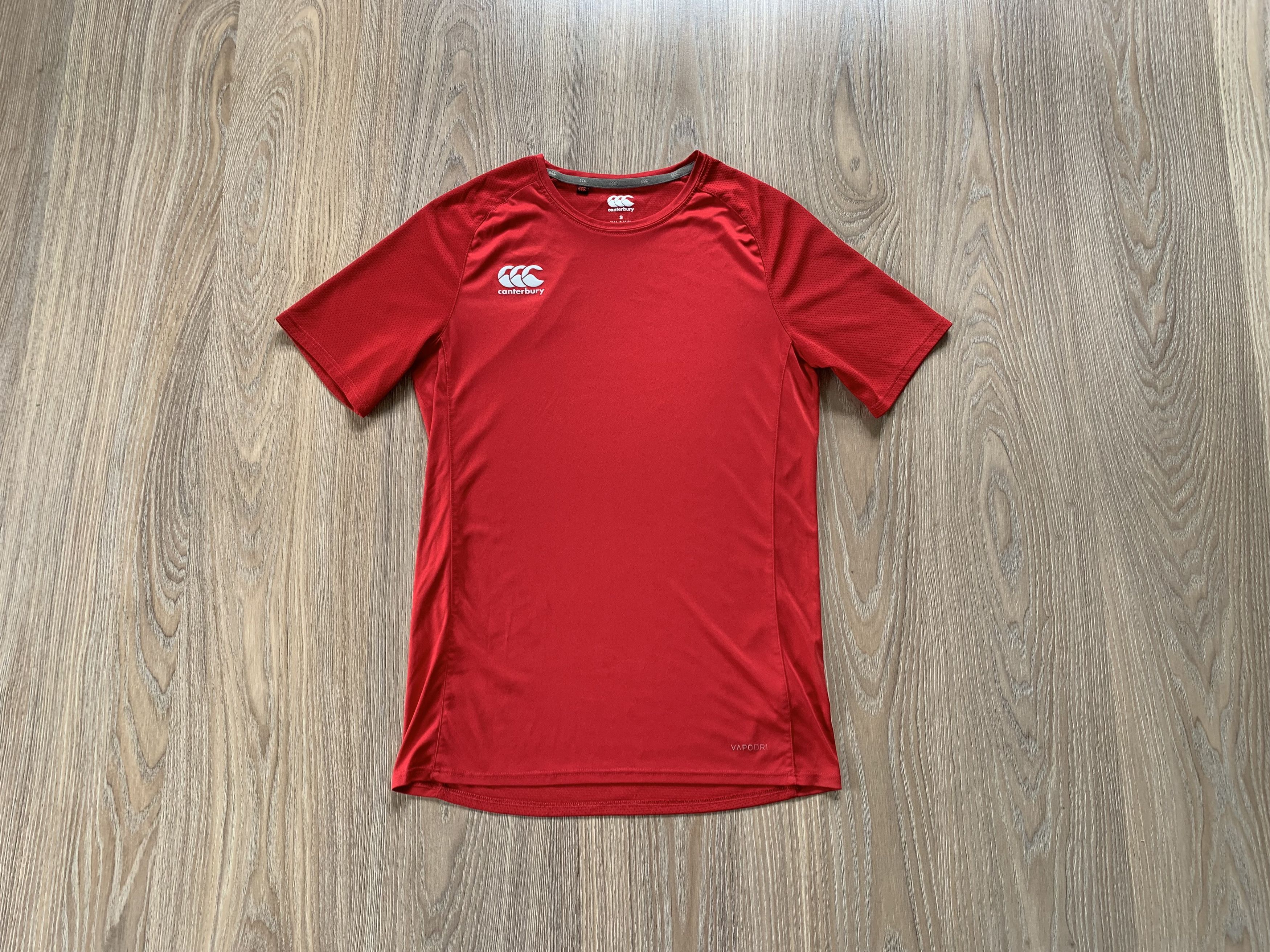 Canterbury of New Zealand Canterbury Rugby Red Training T Shirt Size US S / EU 44-46 / 1 - 1 Thumbnail