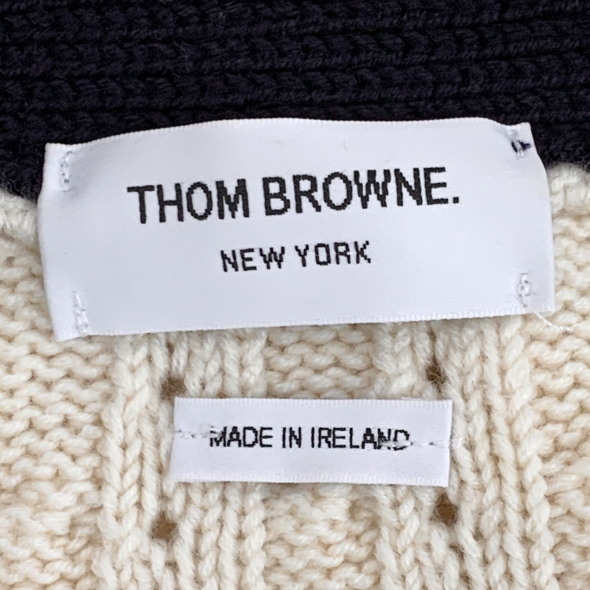 Thom Browne Thom Browne Four-Bar Wool Cardigan Grey (42) Size M / US 6-8 / IT 42-44 - 6 Thumbnail