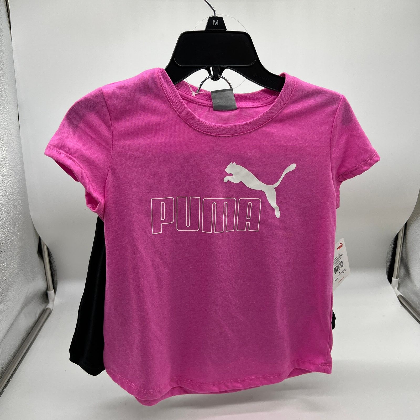 Puma PUMA Girls Pink Logo T Shirt & Black Skort Size Medium Size M / US 6-8 / IT 42-44 - 1 Thumbnail
