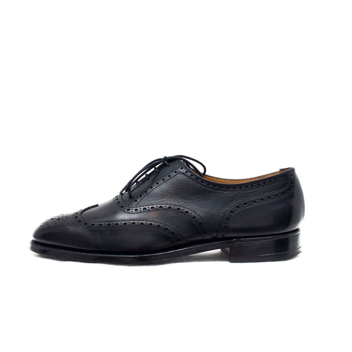 Crockett & Jones 875$ Crockett & Jones Barneys NY Black Leather Brogues US8 Size US 8 / EU 41 - 9 Thumbnail