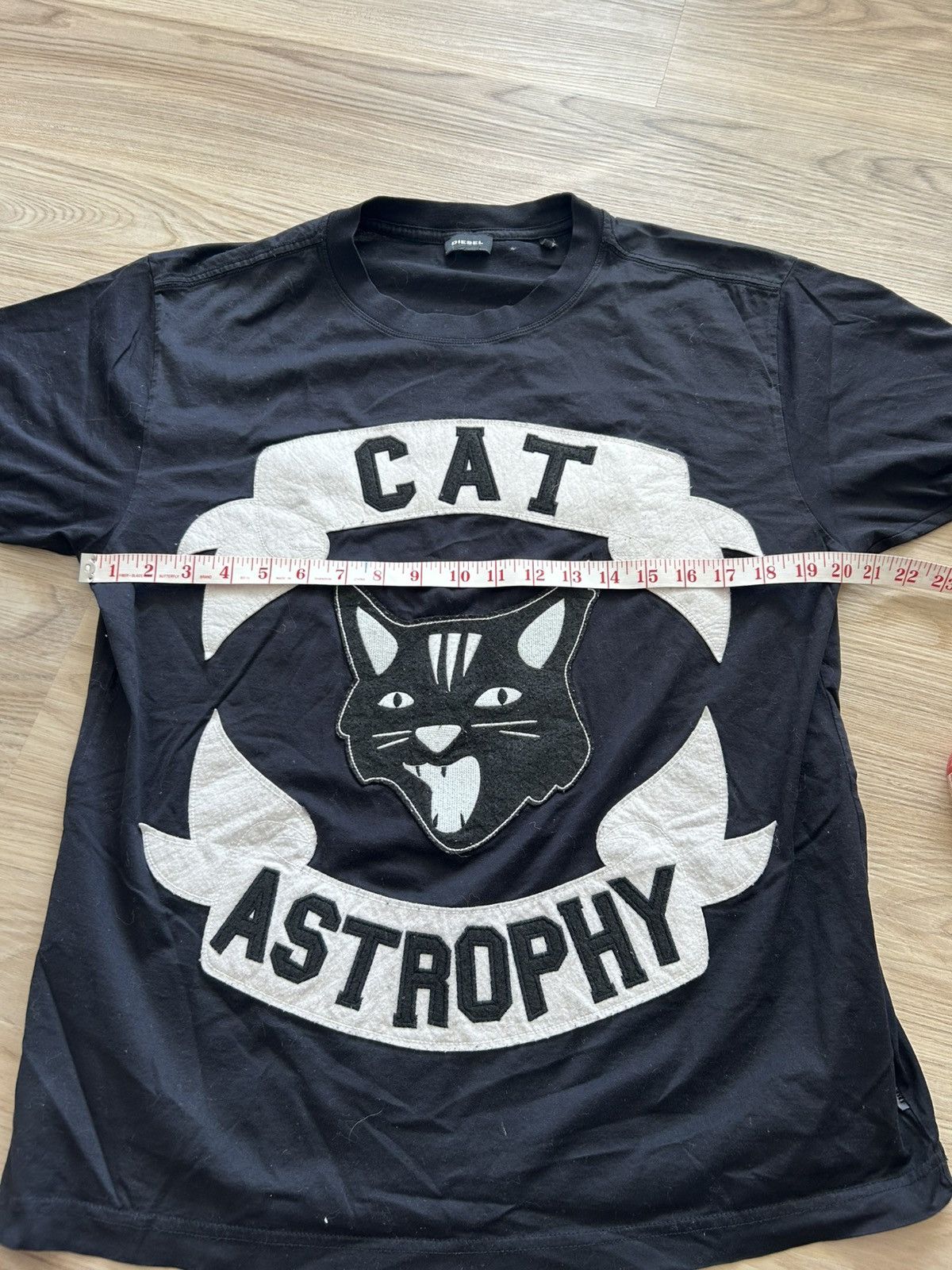Diesel Diesel Cat Patch Work Tee Black Size US M / EU 48-50 / 2 - 6 Thumbnail