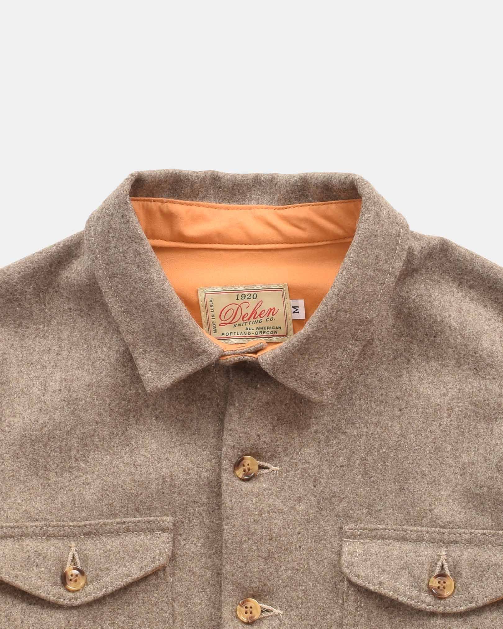 Dehen 1920 Dehen Crissman Overshirt - Oatmeal Size US S / EU 44-46 / 1 - 4 Thumbnail