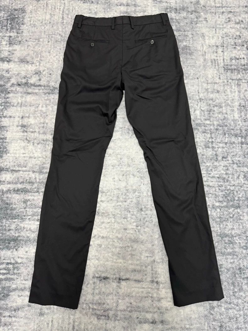 Yves Saint Laurent Saint Laruent13fw First Year Show Basic Wool Black Pants 25 Size US 44 / EU 60 - 2 Thumbnail