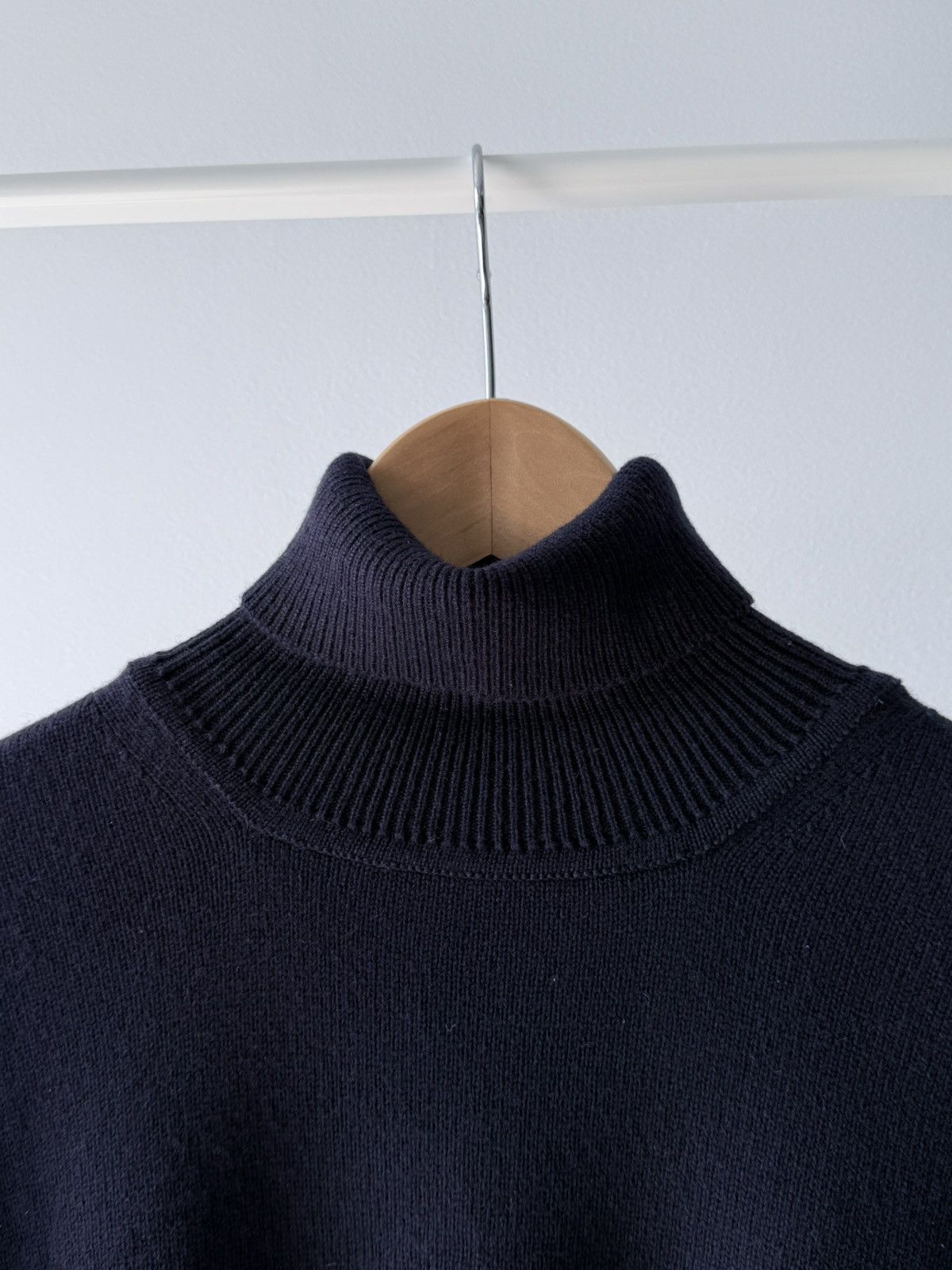 Fedeli NWT Fedeli Navy Blue Cashmere Turtleneck Sweater Size US XXL / EU 58 / 5 - 4 Thumbnail