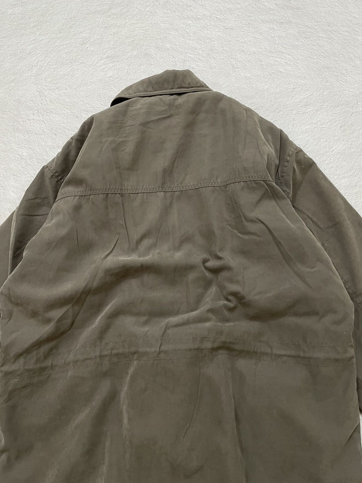 Japanese Brand 00s Crocodile Olive Utility Jacket Vintage Balenciaga Style Size US XL / EU 56 / 4 - 9 Thumbnail