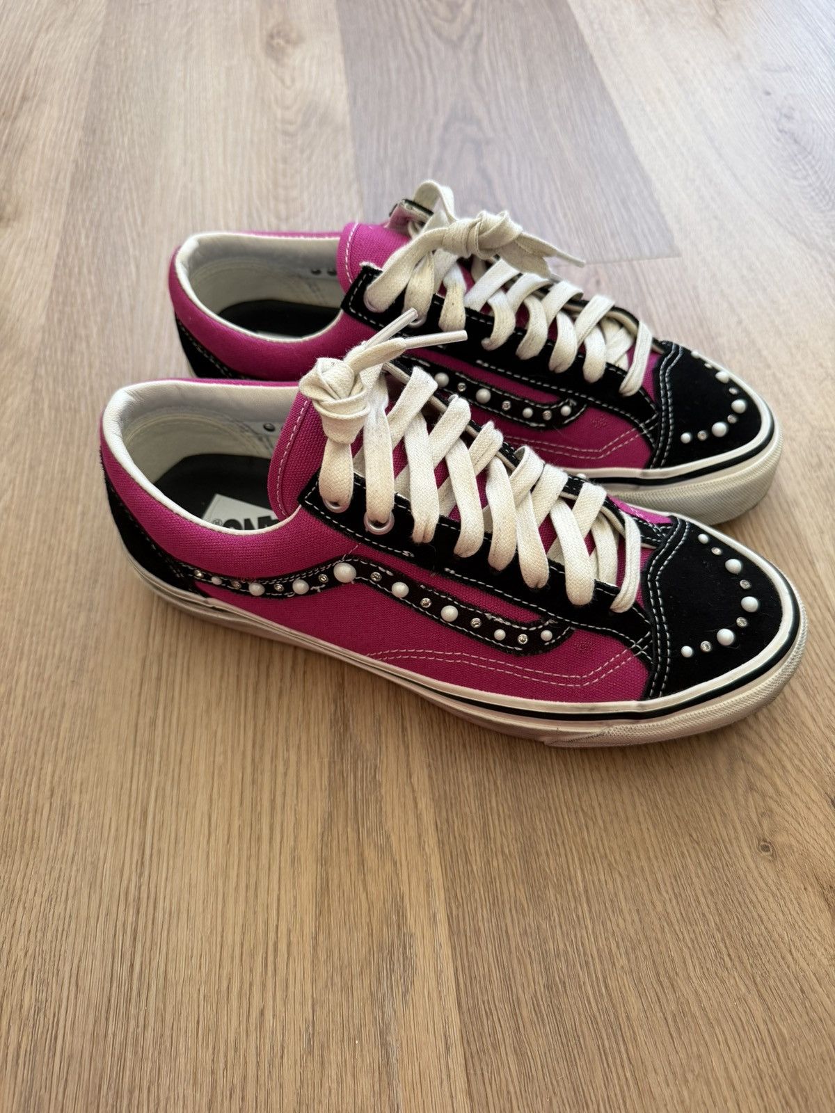 Satoshi Nakamoto × Vans Vans OTW Old Skool 36 Pearlized Pink Size US 8 / EU 41 - 2 Thumbnail