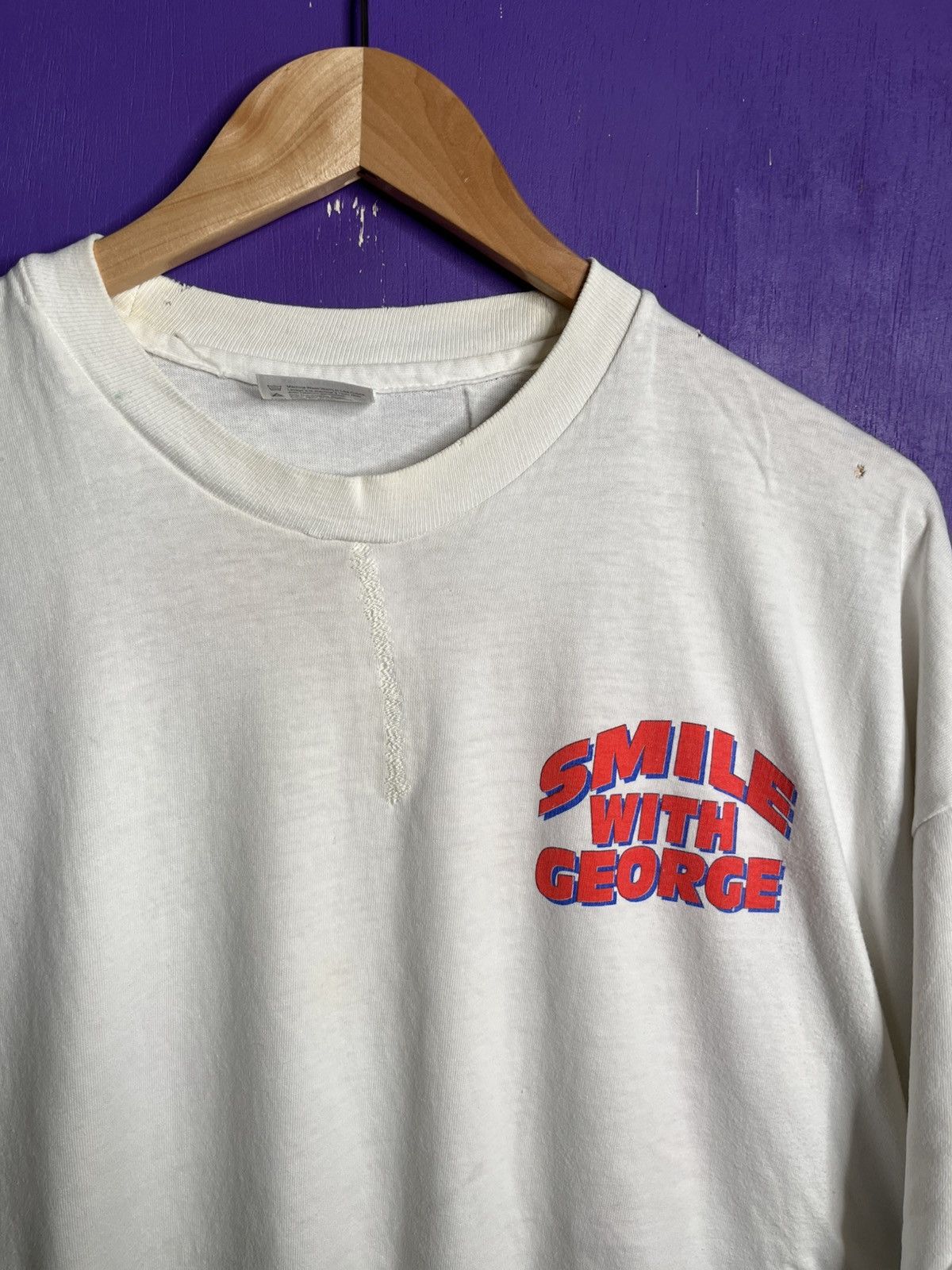 Vintage Vintage 90s George Forman smile with George t-shirt Size US XL / EU 56 / 4 - 3 Thumbnail