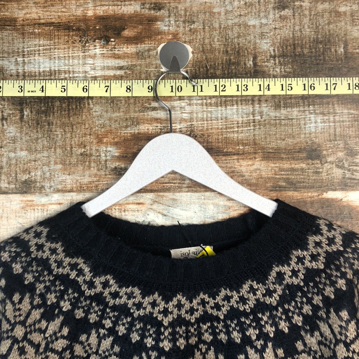 Homespun Knitwear Iso Laine Blue navajo Knitwear #A2270 Size M / US 6-8 / IT 42-44 - 4 Thumbnail