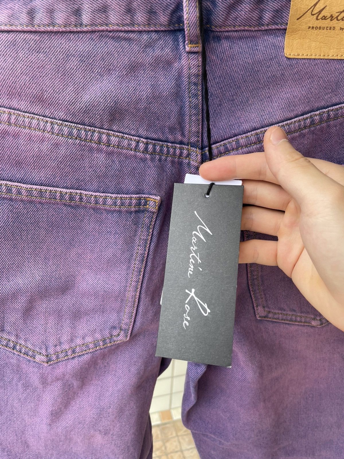 Martine Rose Martine rose purple washed jeans Size US 29 - 3 Thumbnail