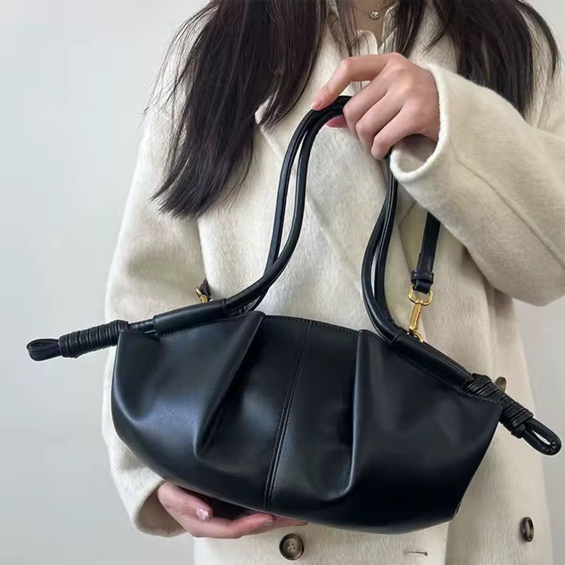 Other PU Leather Irregular Shoulder Luxury Style Textured Bag Size ONE SIZE - 1 Thumbnail