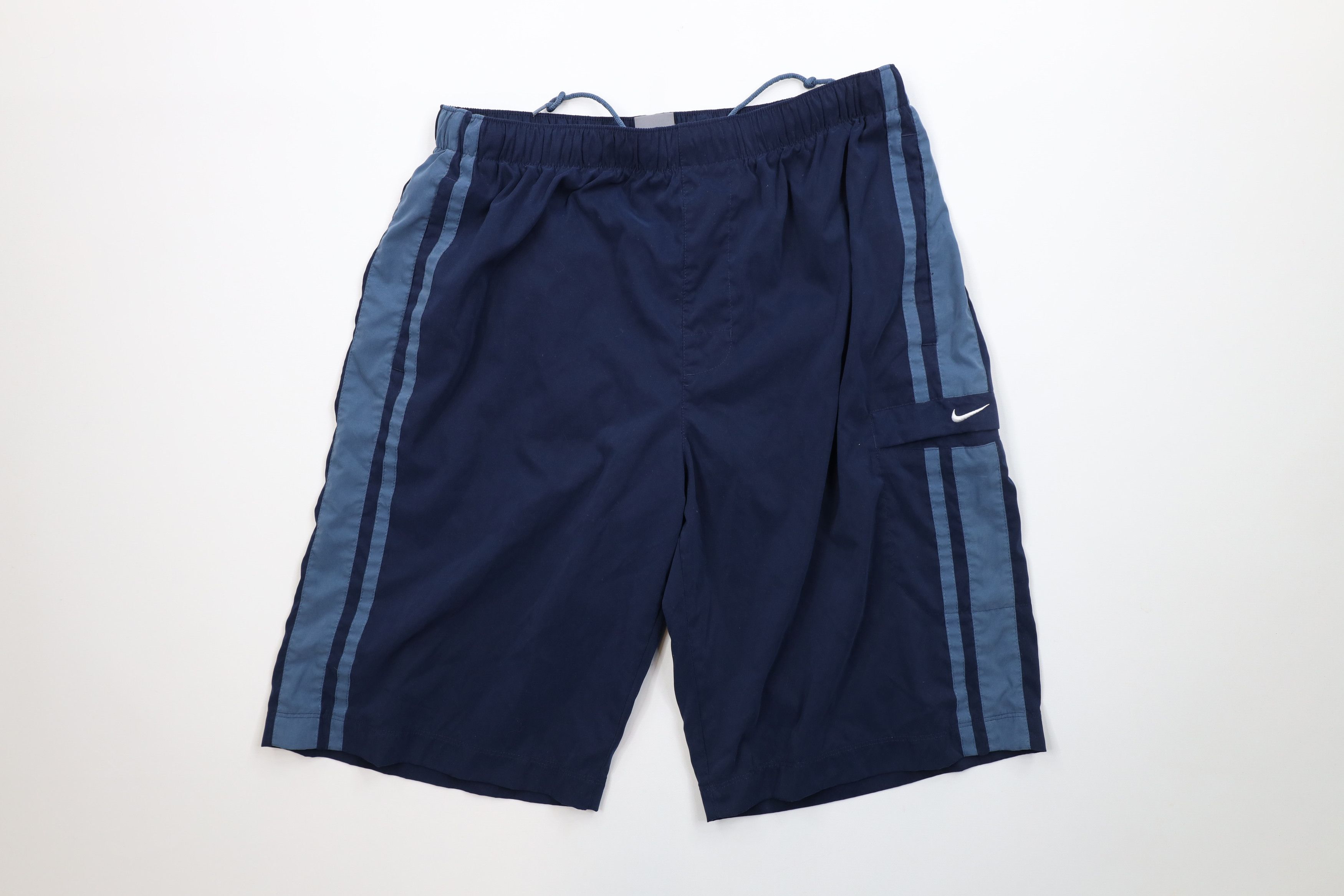 Nike Vintage Nike Block Travis Scott Mini Swoosh Lined Shorts Size US 34 / EU 50 - 1 Thumbnail