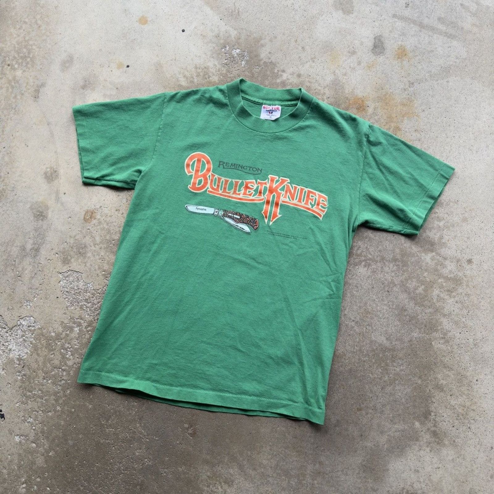 Vintage VINTAGE 90s REMINGTON BULLET KNIFE TEE GREEN M Size US M / EU 48-50 / 2 - 2 Thumbnail