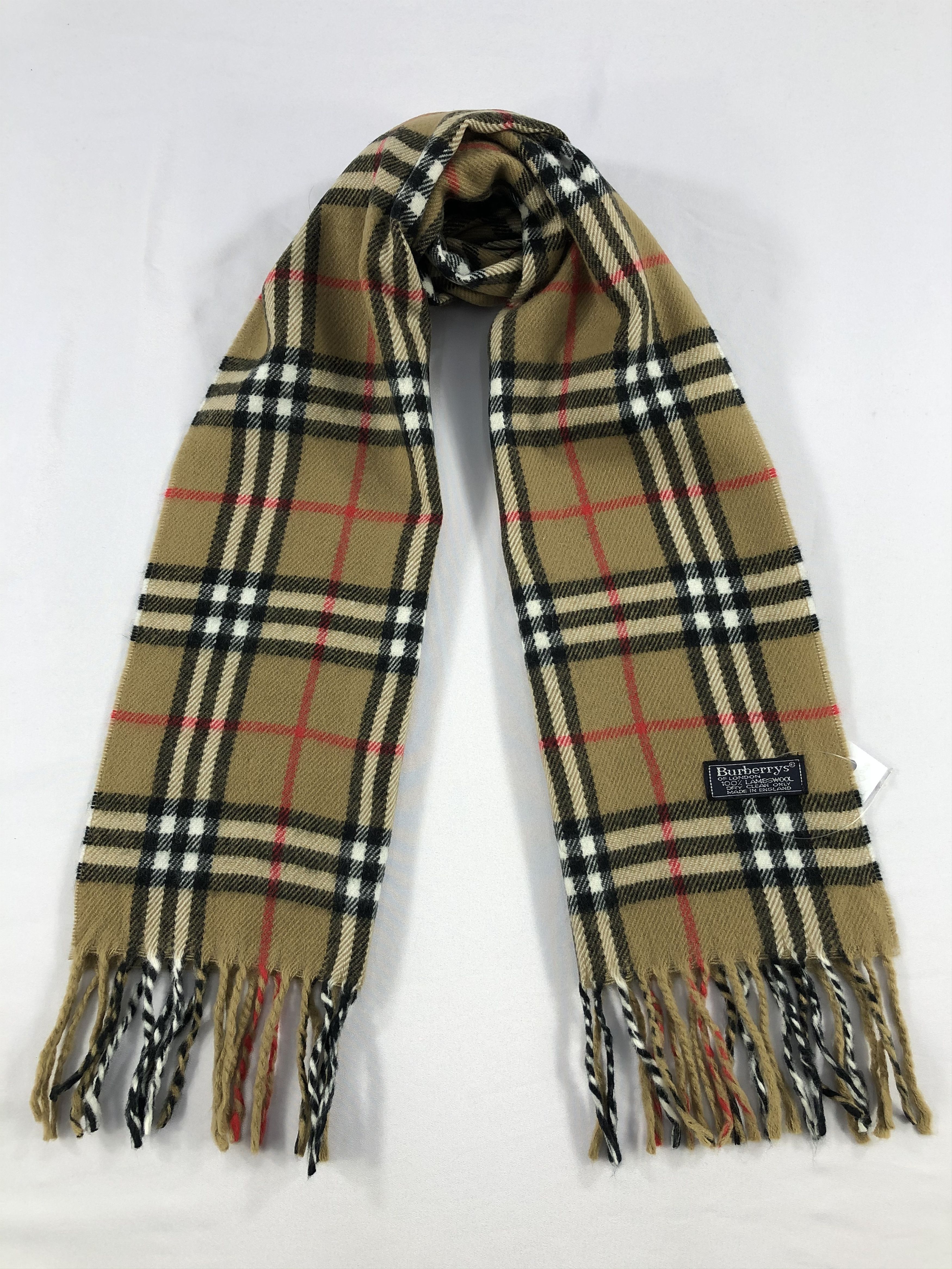 Burberry Vintage Burberry Scarf/Muffler/Neckwear MF1807 Size ONE SIZE - 1 Thumbnail