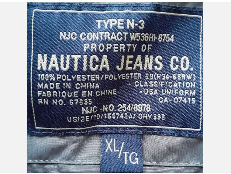 Nautica Nautica Regular Jacket Men's Quality Garment Gray Bomber Size US XL / EU 56 / 4 - 12 Thumbnail