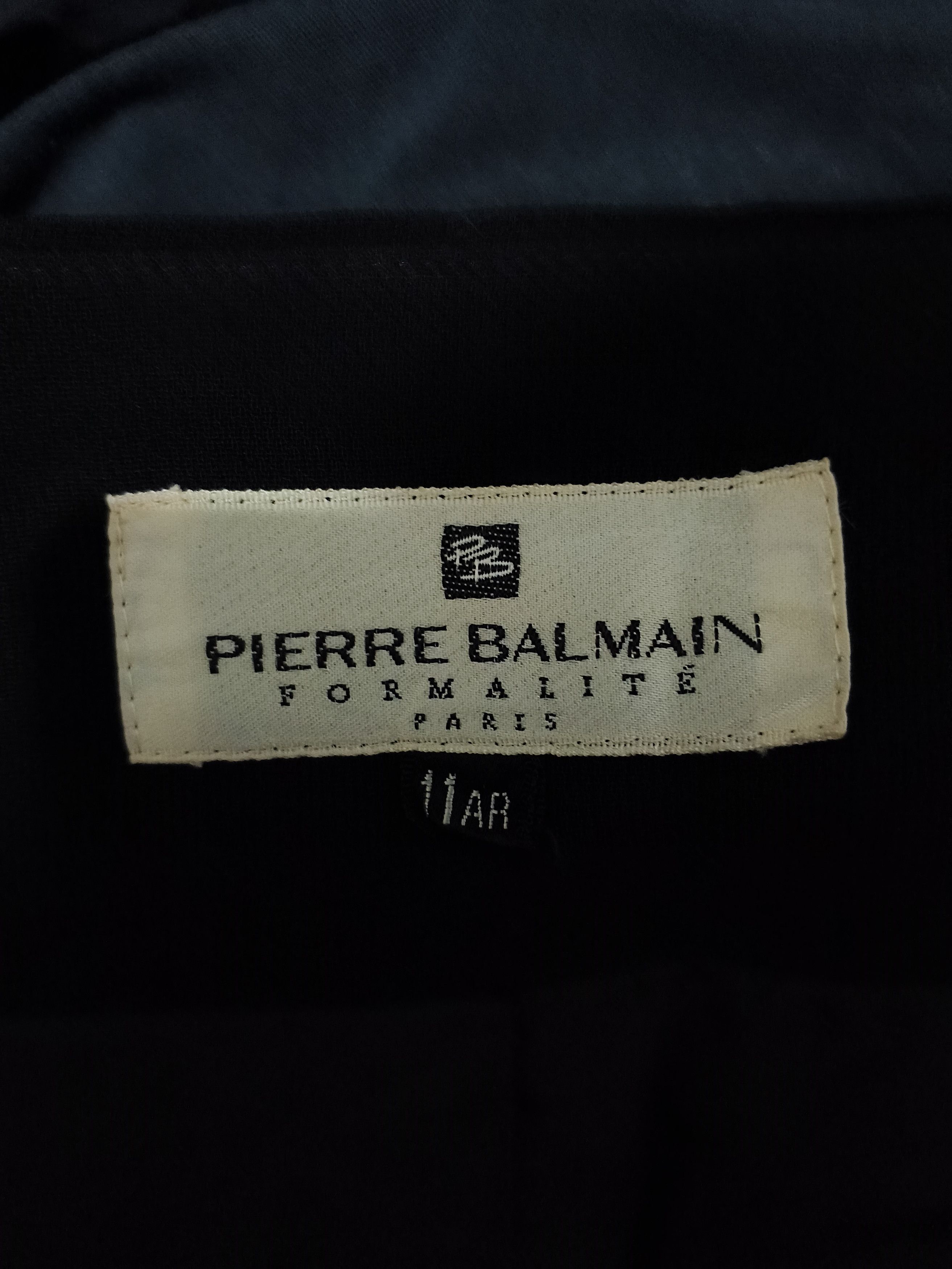Pierre Balmain Pierre Balmain Formalité Paris Collarless Long Blazer Size L / US 10 / IT 46 - 10 Thumbnail