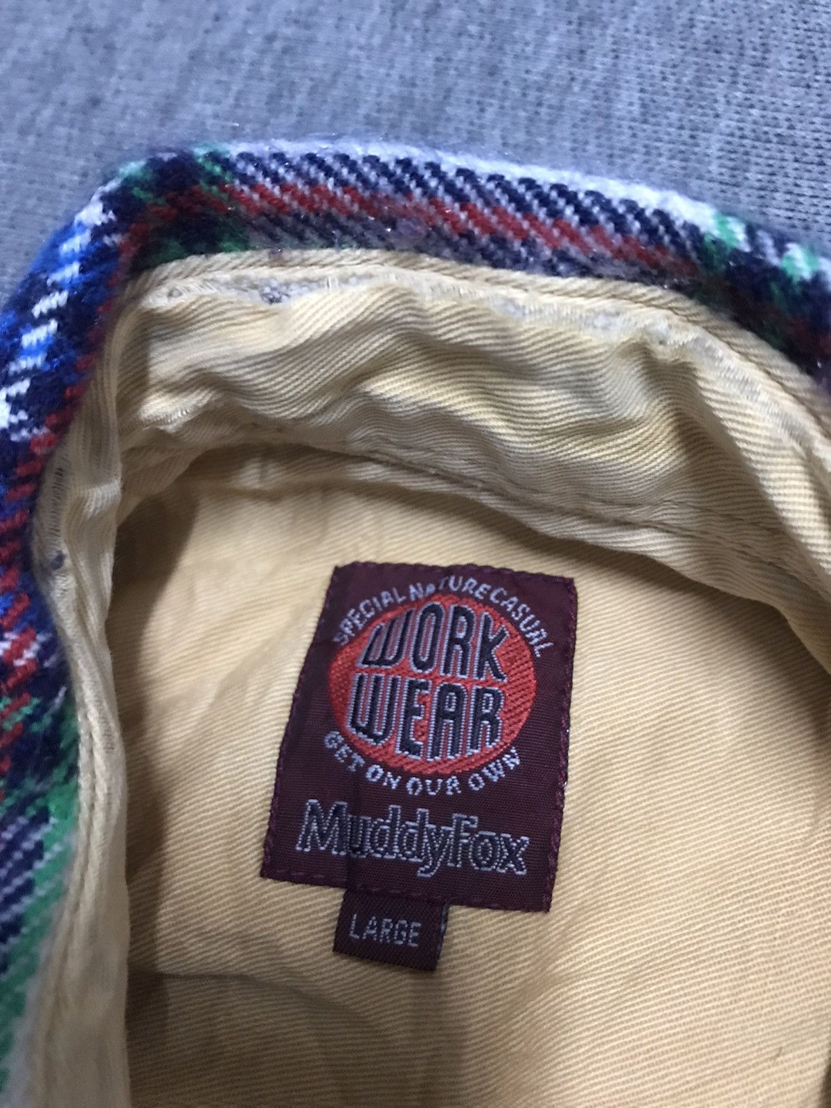 Vintage Vintage MuddyFox Work Wear Flannel Size US L / EU 52-54 / 3 - 6 Thumbnail