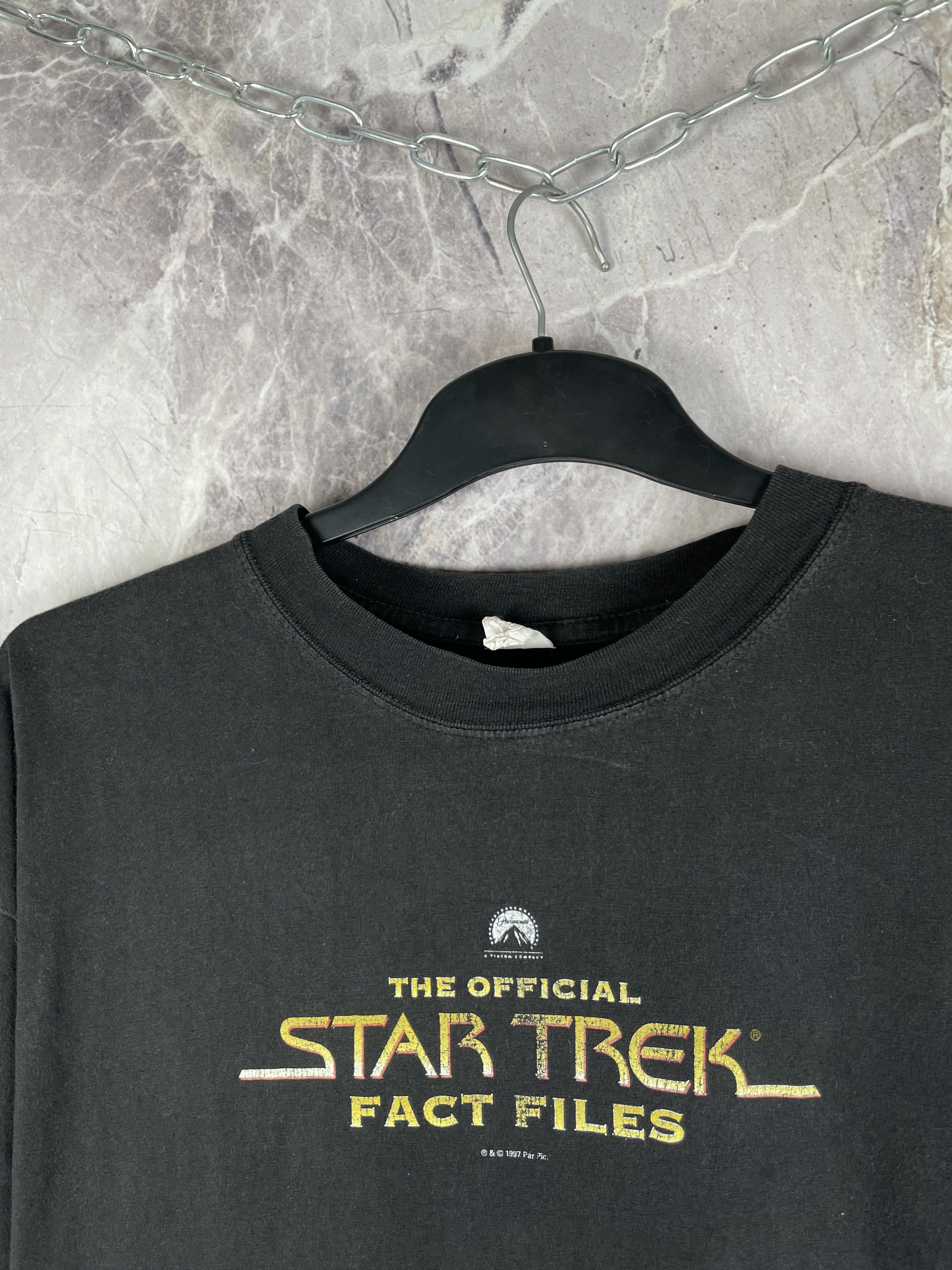 Vintage Vintage 1997 Star Trek Movie Tee T-Shirt Size US L / EU 52-54 / 3 - 5 Thumbnail