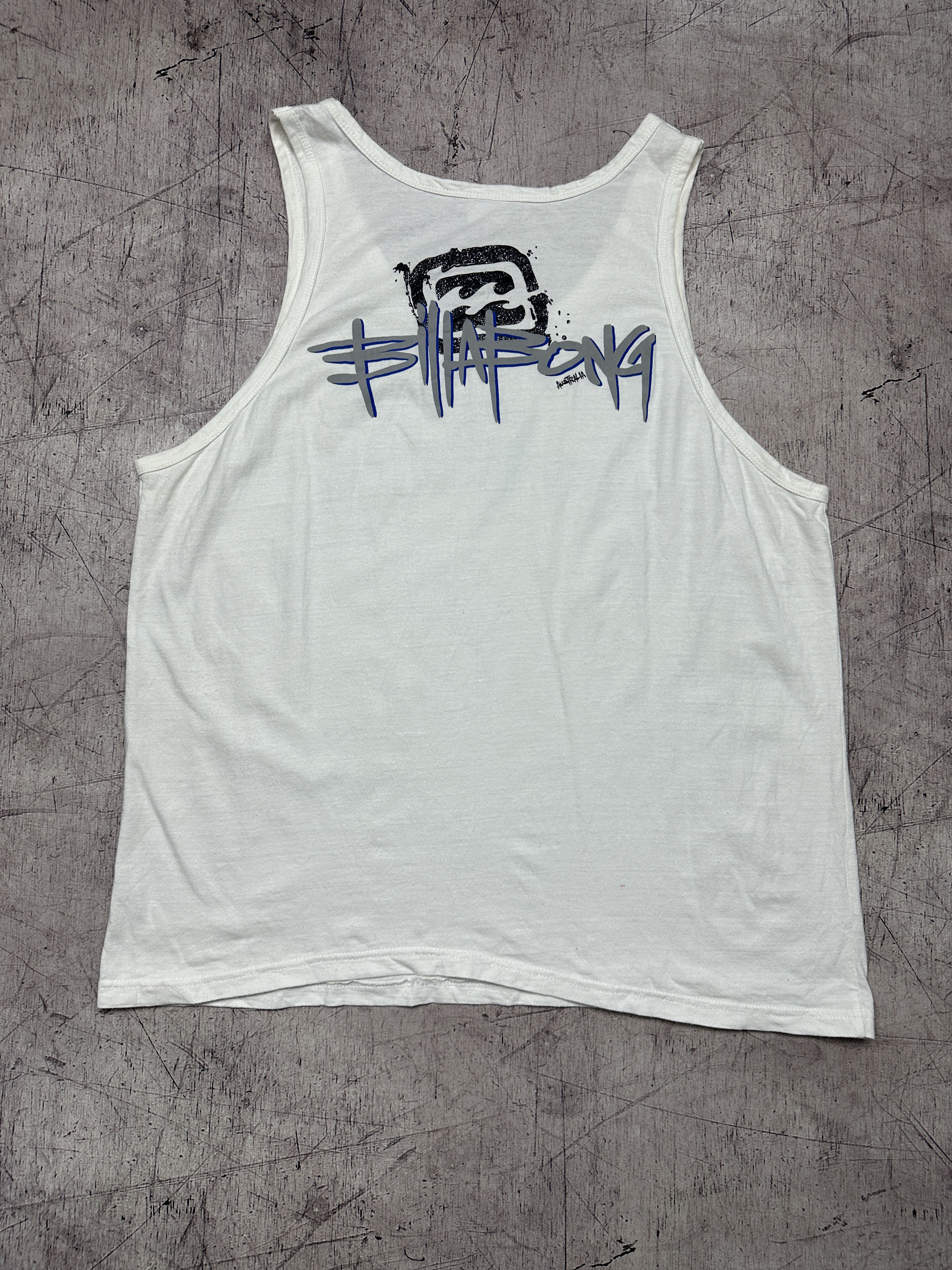 Billabong Billabong Vintage Mens Sleeveless T-Shirt Size US XL / EU 56 / 4 - 1 Thumbnail