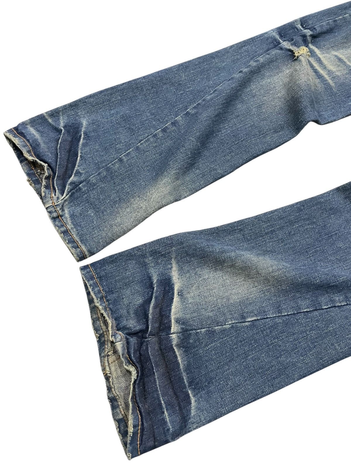 Hysteric Glamour × In The Attic Nylaus Japan Studded & Gems Claws Mark Spiral Flare Jeans Size US 32 / EU 48 - 6 Thumbnail