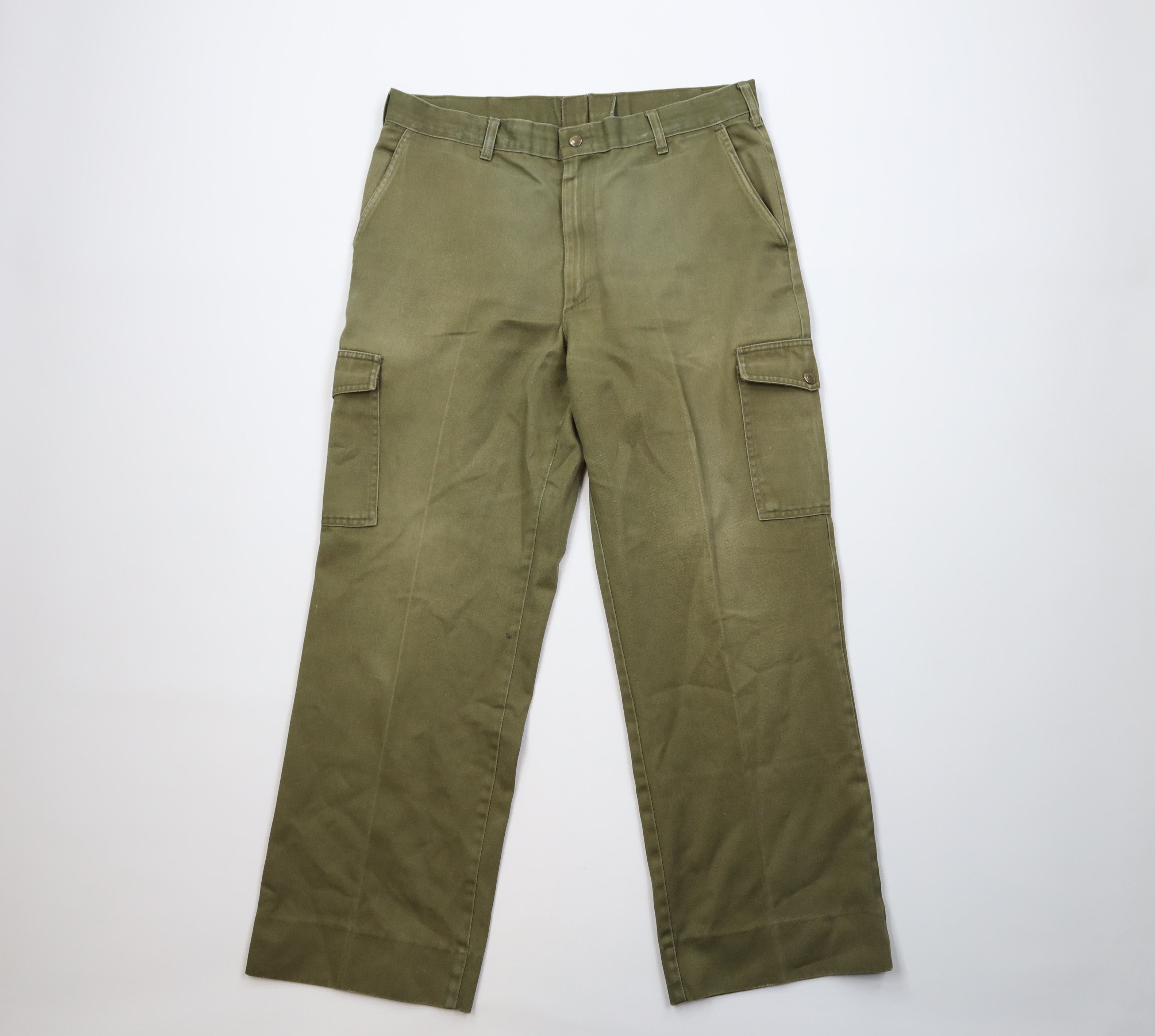 Vintage Vintage 70s Boy Scouts of America BSA Cargo Pants USA Size US 34 / EU 50 - 1 Thumbnail