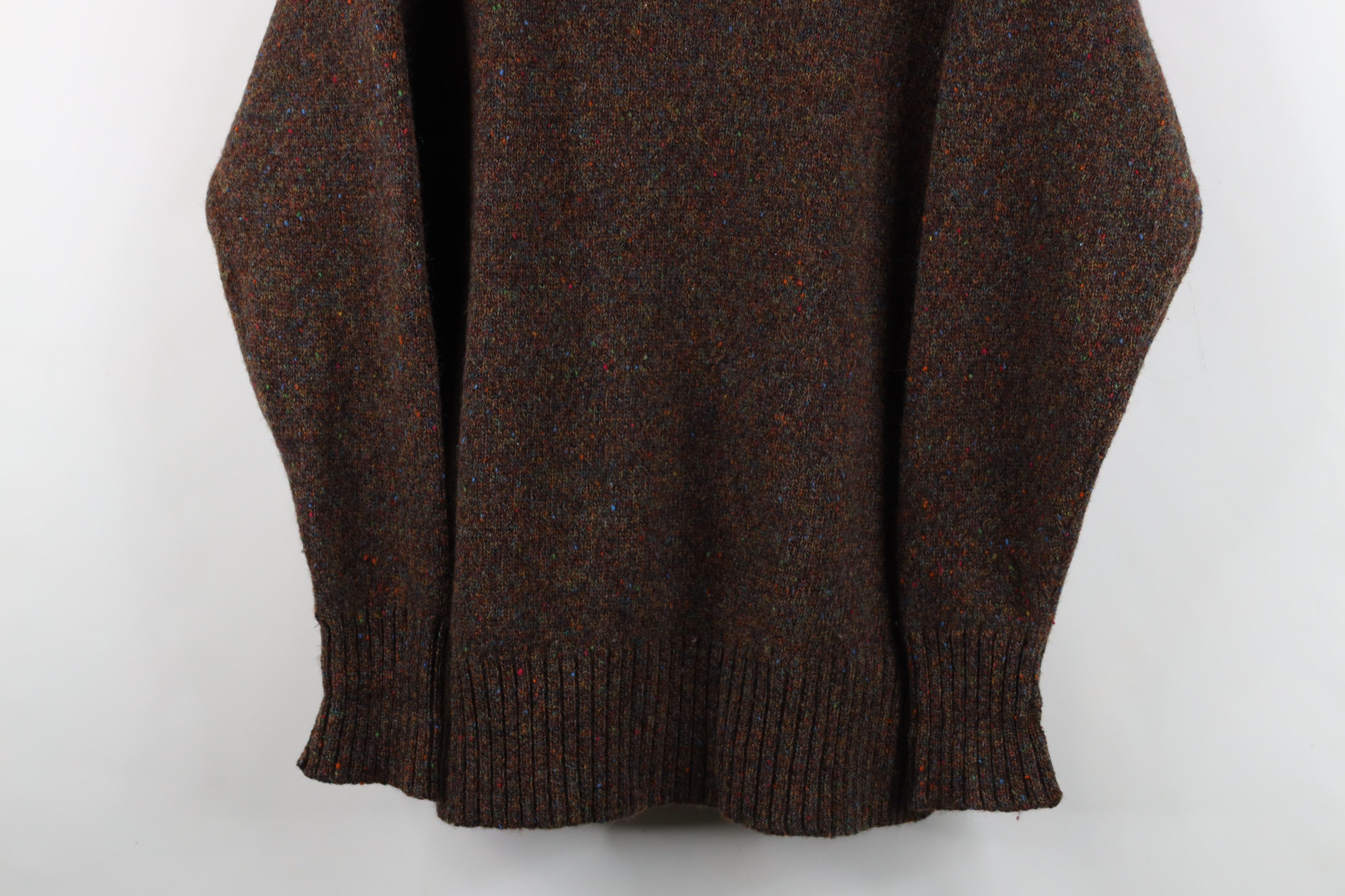 Vintage Vintage 90s Streetwear Wool Knit Turtleneck Sweater USA Size XL / US 12-14 / IT 48-50 - 3 Thumbnail