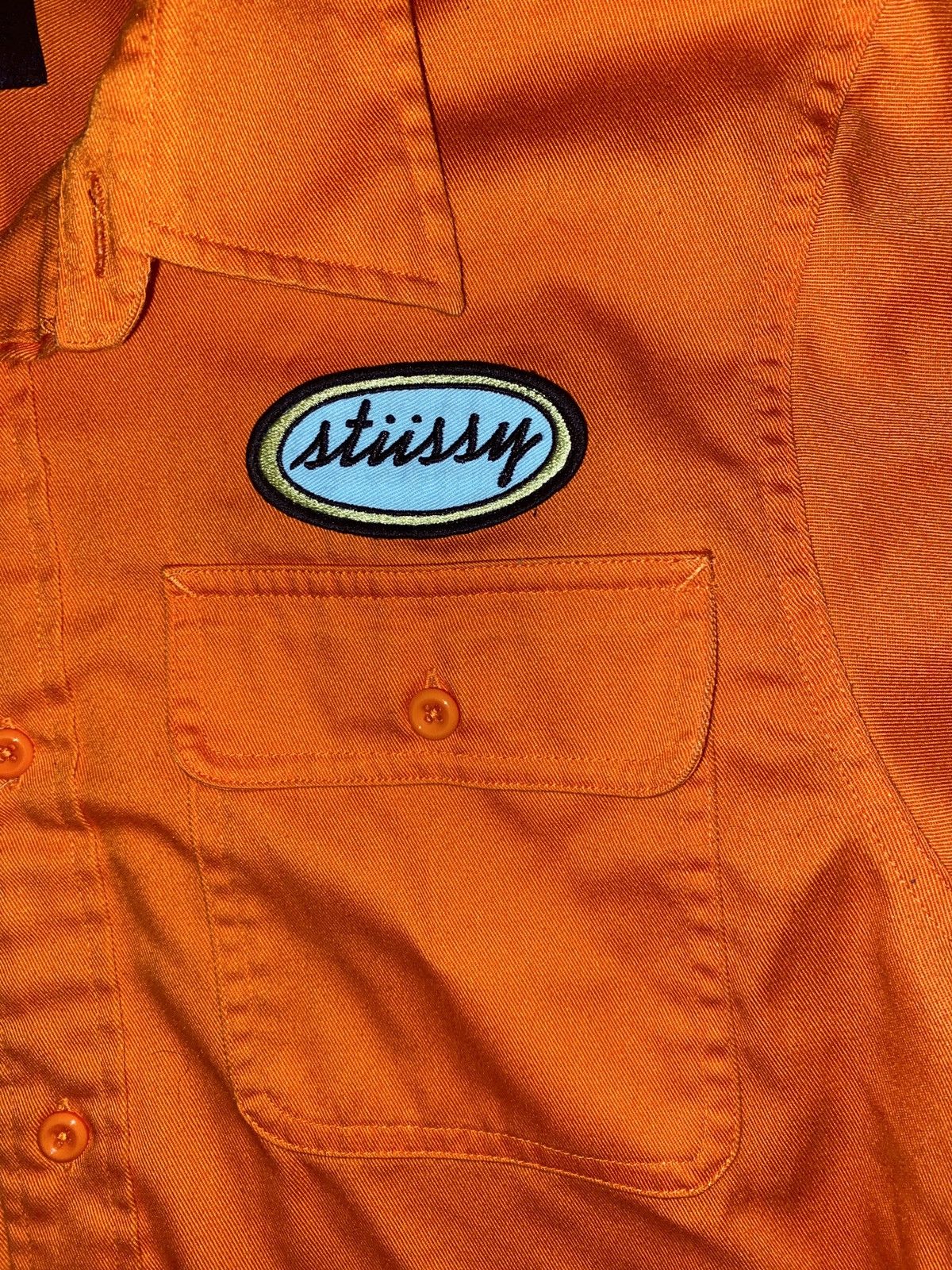 Stussy Orange Stussy Button Up Size US L / EU 52-54 / 3 - 2 Thumbnail