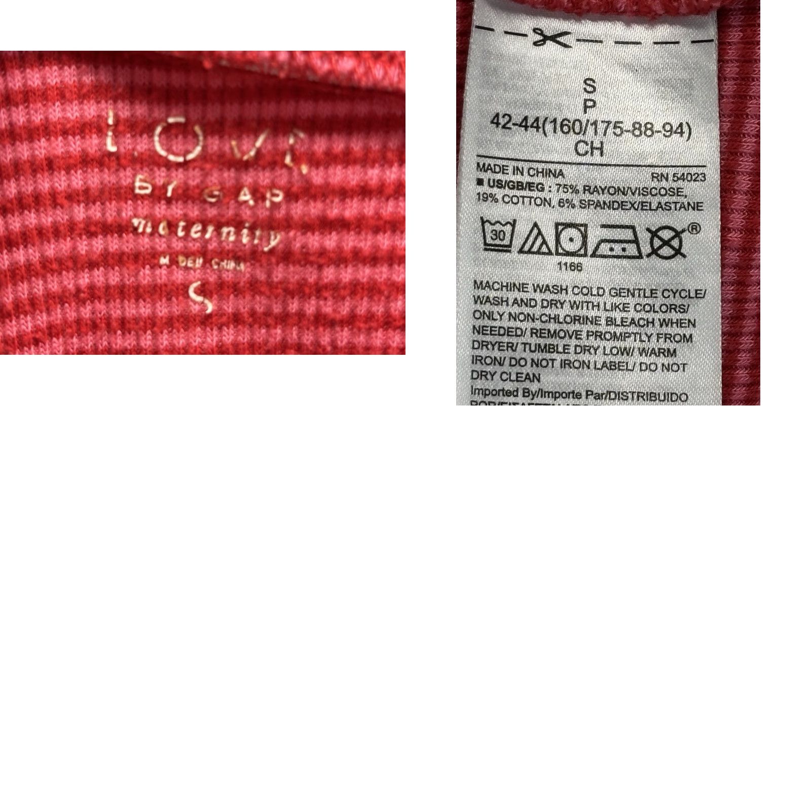 Gap Gap Pajama Set Women Small Pink Red Striped Lounge Comfort Pants Shirt Size S / US 4 / IT 40 - 9 Thumbnail