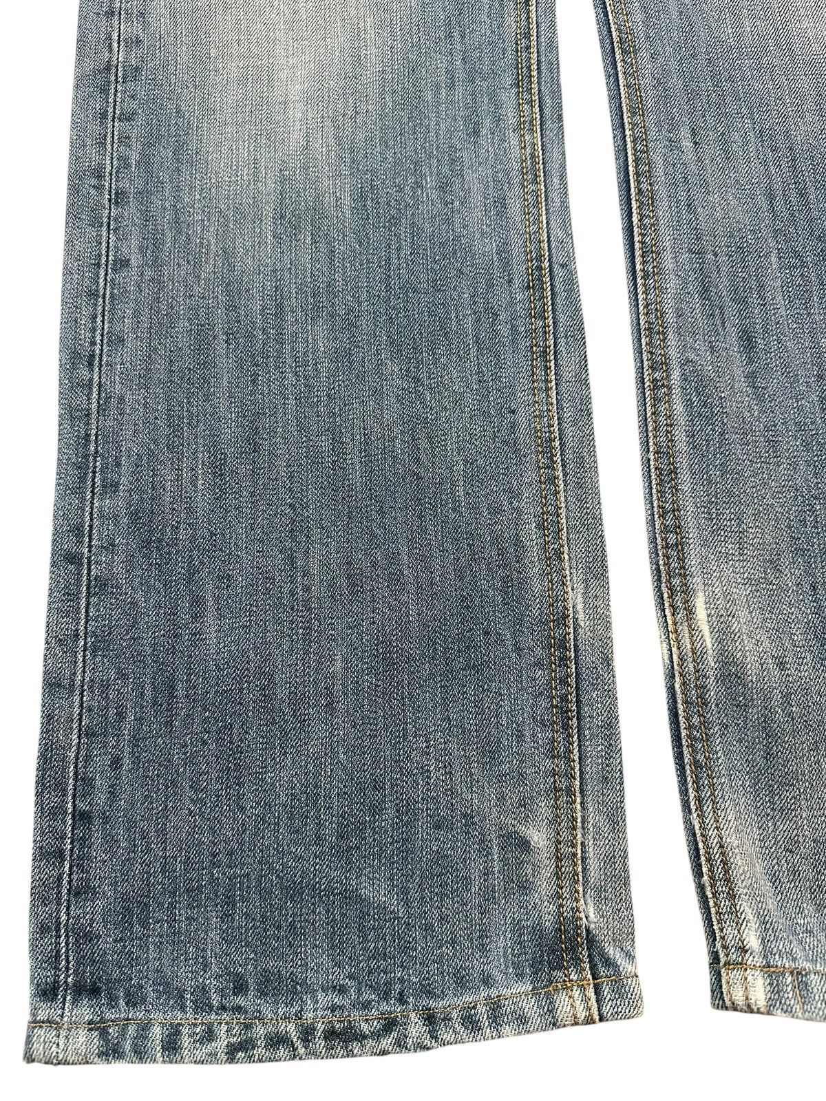 Lee Vintage Lee Buckle Style Faded Wash Distressed Baggy Jeans Size US 30 / EU 46 - 7 Thumbnail