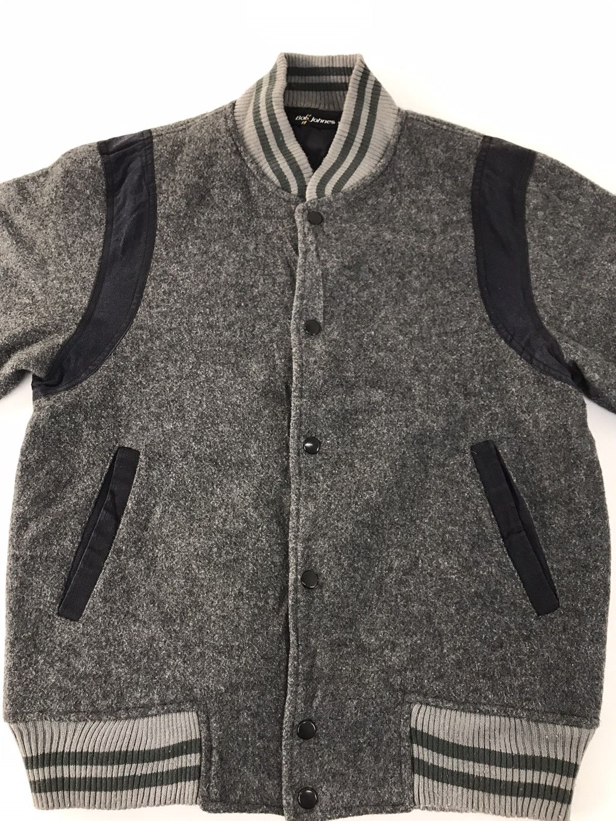 Vintage Varsity Jacket Wool Sleeve Quilted Padded Inner Size US M / EU 48-50 / 2 - 3 Thumbnail