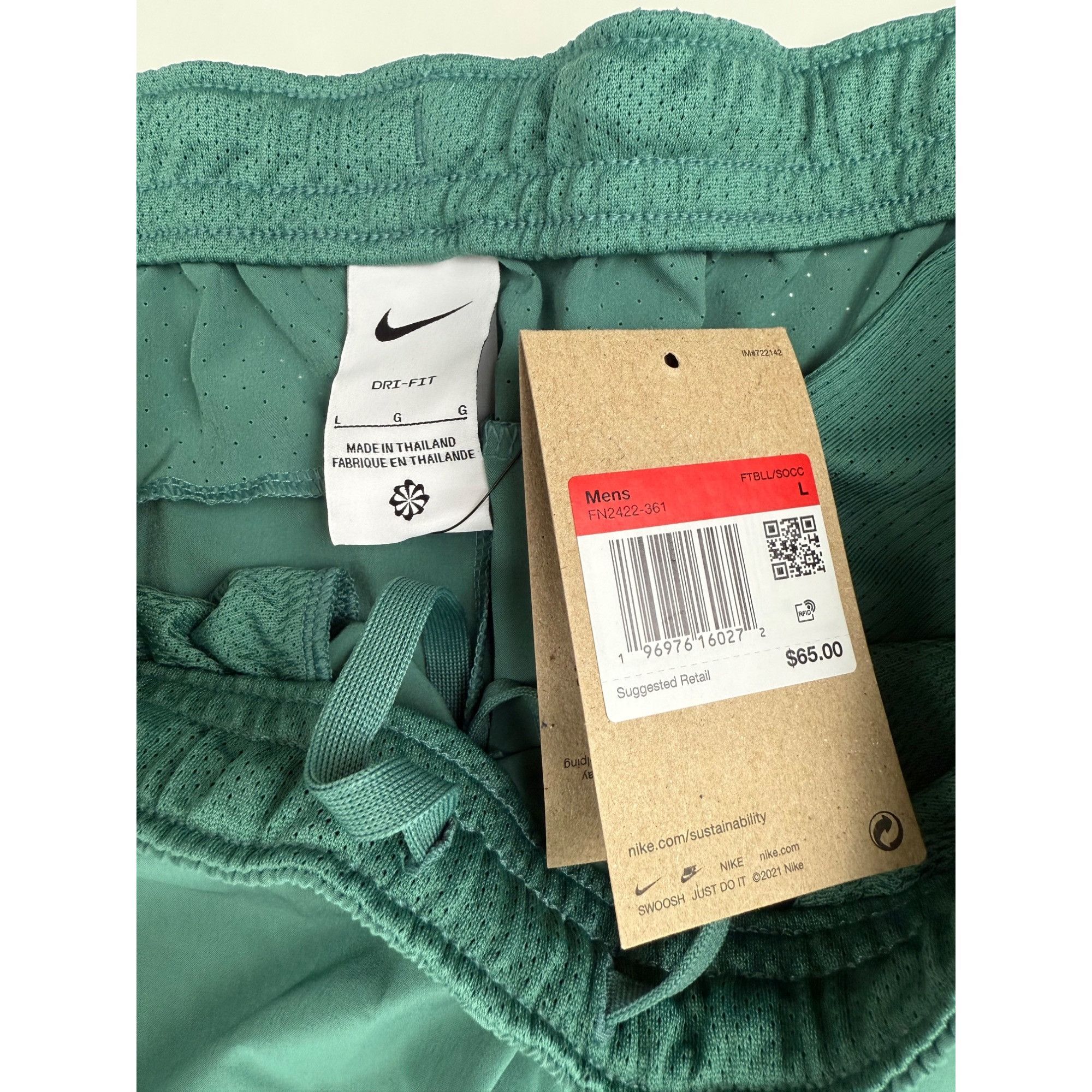 Nike Size Large - Nike Dri-Fit Culture of Football Soccer Shorts Size US 32 / EU 48 - 5 Thumbnail