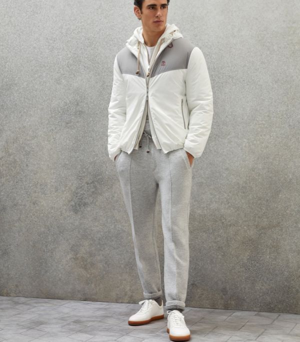 Brunello Cucinelli Jacket in Open White Size US XL / EU 56 / 4 - 1 Thumbnail