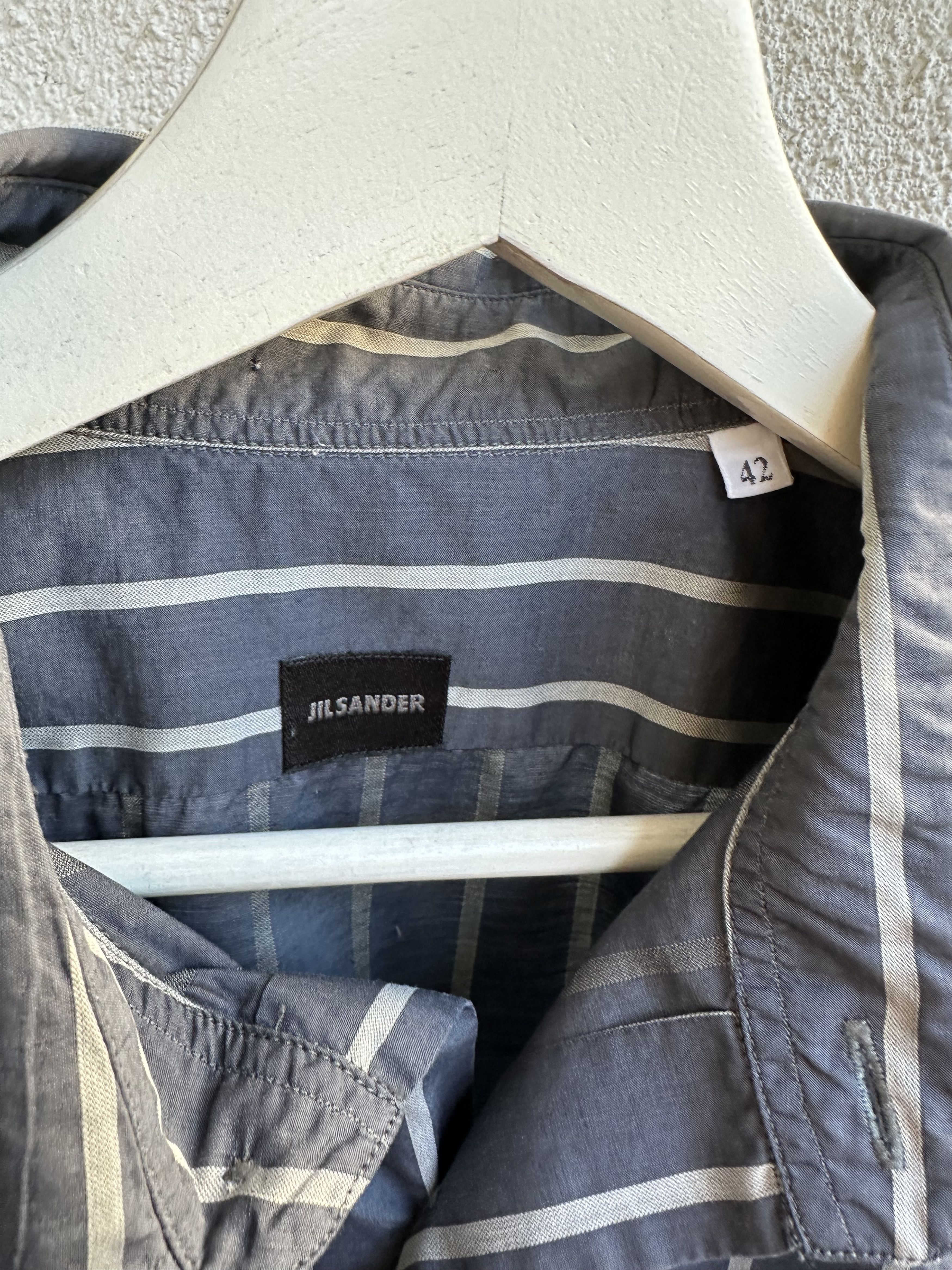 Jil Sander striped shirt Size US XS / EU 42 / 0 - 5 Thumbnail
