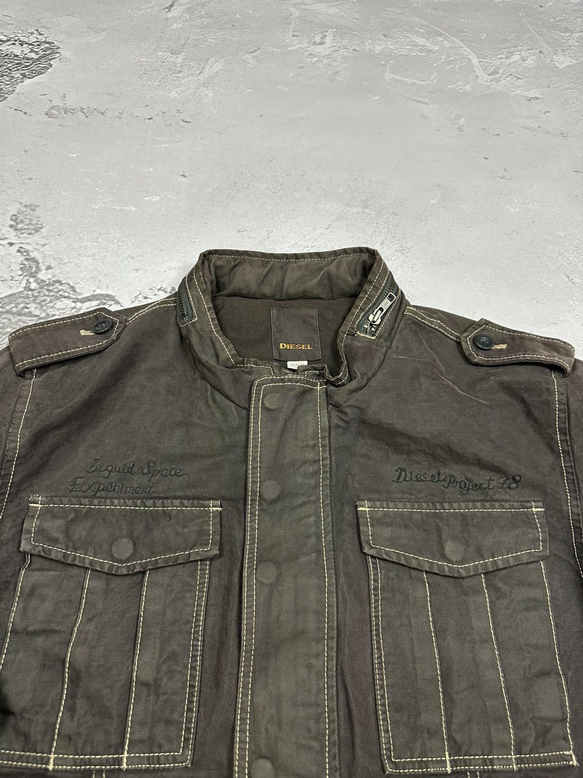 Diesel Diesel Liquid Space Experiment Multipocket Tactical Jacket Size US XL / EU 56 / 4 - 4 Thumbnail