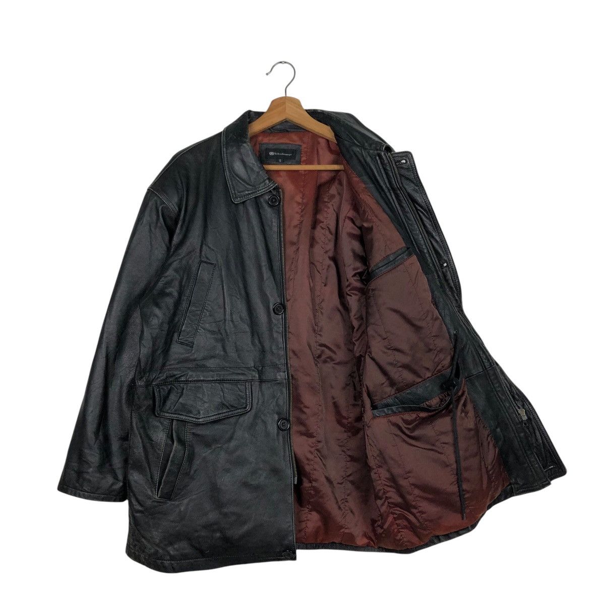 Japanese Brand 📌Vintage Biker Leather Jacket Takashimaya Issey Miyake Size US S / EU 44-46 / 1 - 12 Thumbnail