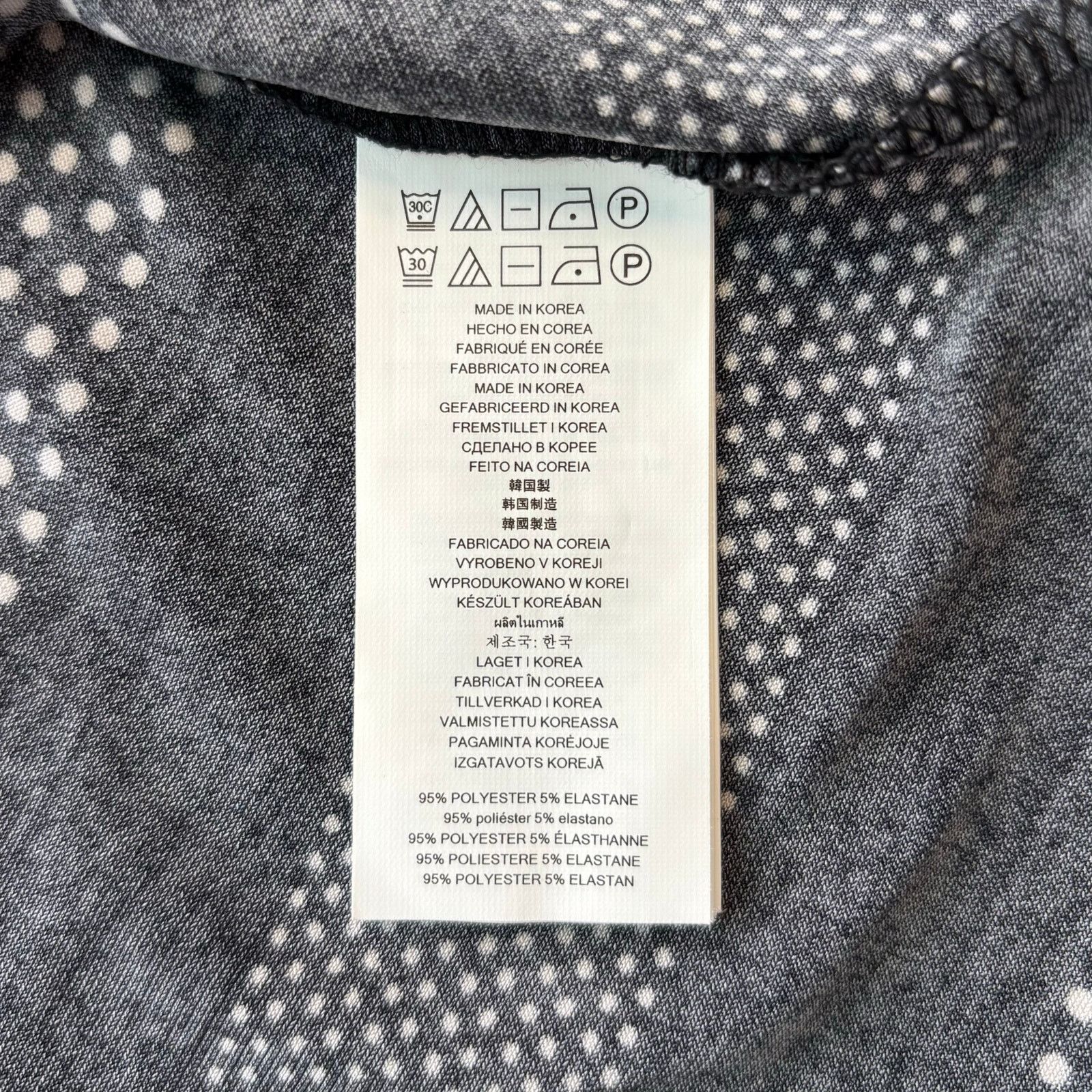 Michael Kors MICHAEL Michael Kors Black Top with White Polka Dot Stripes Size XXL / US 16-18 / IT 52-54 - 9 Thumbnail