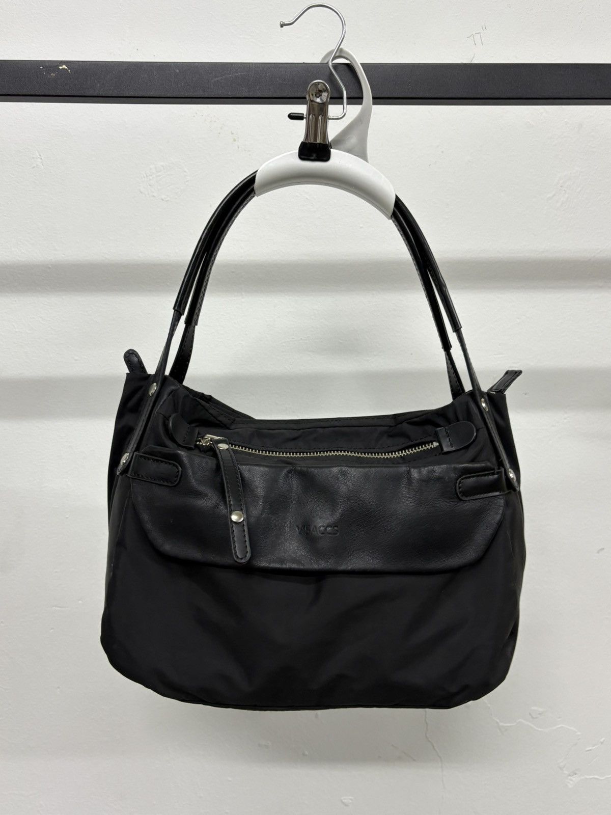 Yohji Yamamoto Yohji Yamamoto Y'SACCS bag black bag leather pocket design Size ONE SIZE - 1 Thumbnail