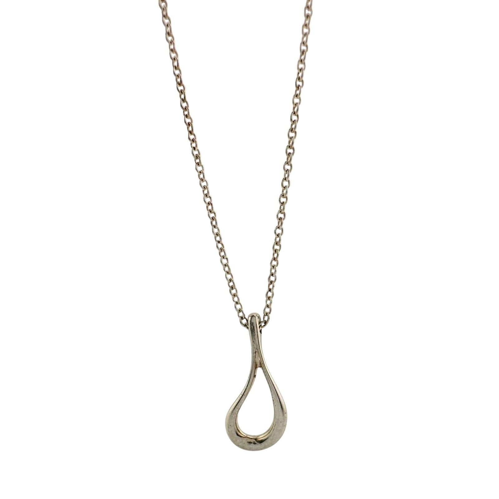 Tiffany & Co. Tiffany and Co Elsa Peretti Teardrop Pendant Necklace Size ONE SIZE - 1 Thumbnail