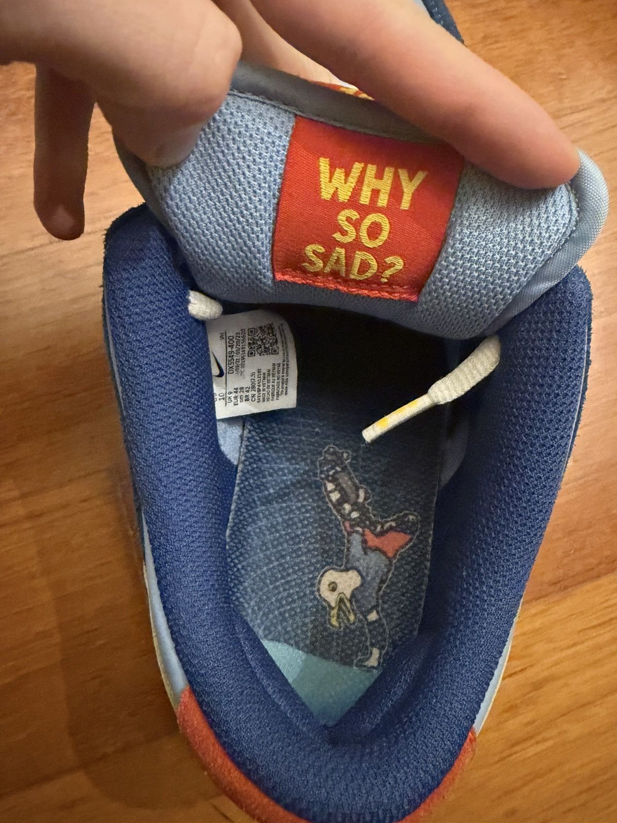 Nike SB Nike SB Dunk Low Pro Why So Sad? | EU44 US10 Size US 10 / EU 43 - 10 Thumbnail