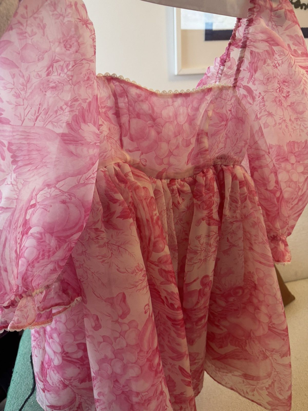 Selkie Selkie pink floral puff dress Size XS / US 0-2 / IT 36-38 - 1 Thumbnail