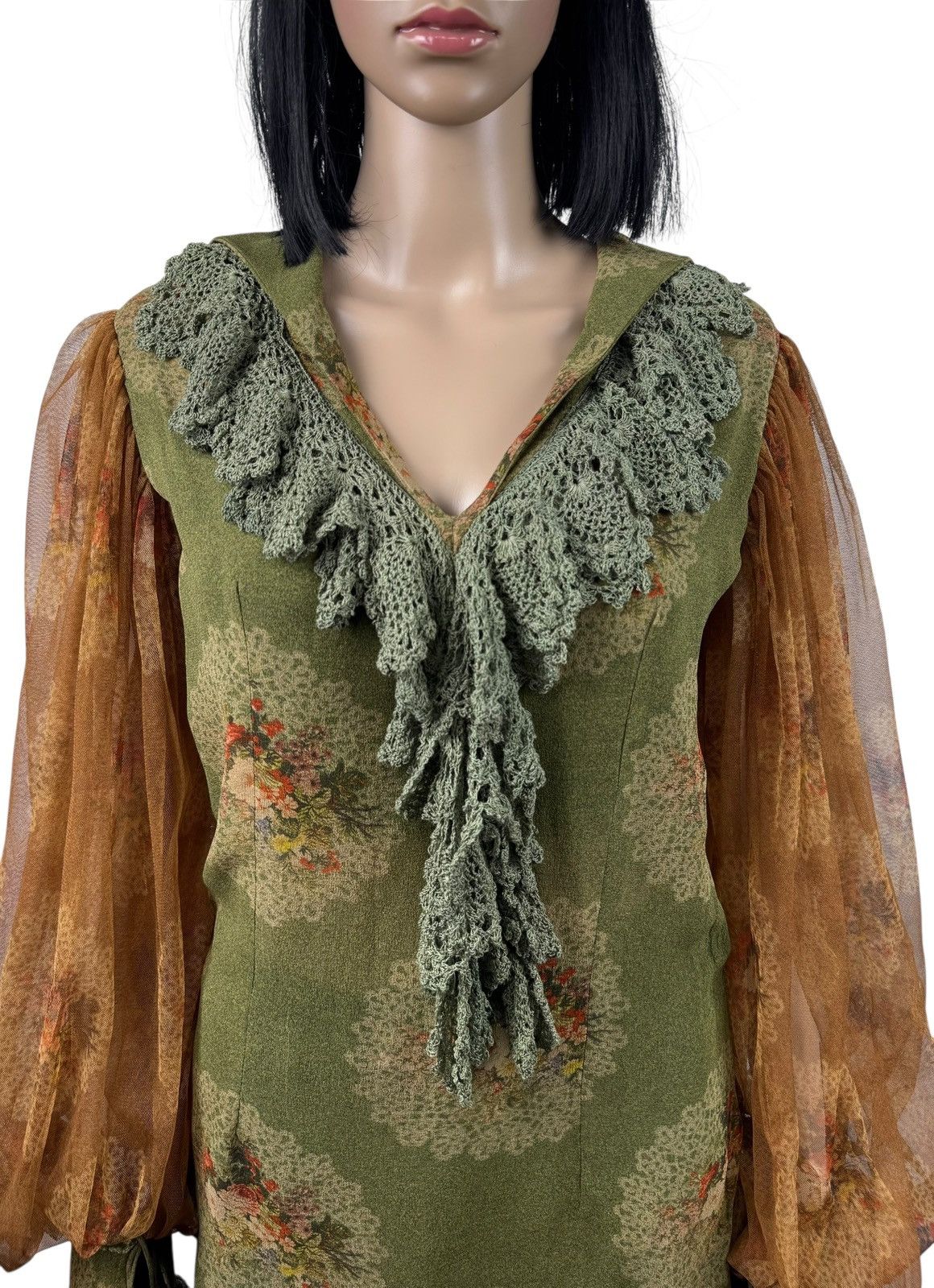 Other Shantanu Goenka Couture Printed Blouse Silk Viscose size M Size M / US 6-8 / IT 42-44 - 3 Thumbnail