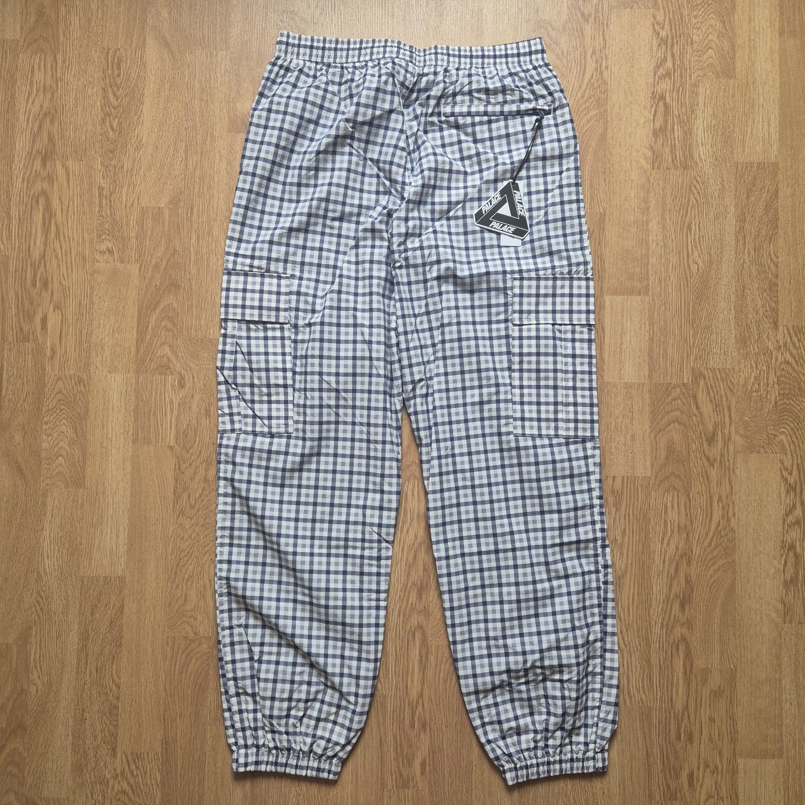 Palace Palace Lighter Shell Cargo Blue Check Large Brand New SS24 Size US 34 / EU 50 - 3 Thumbnail