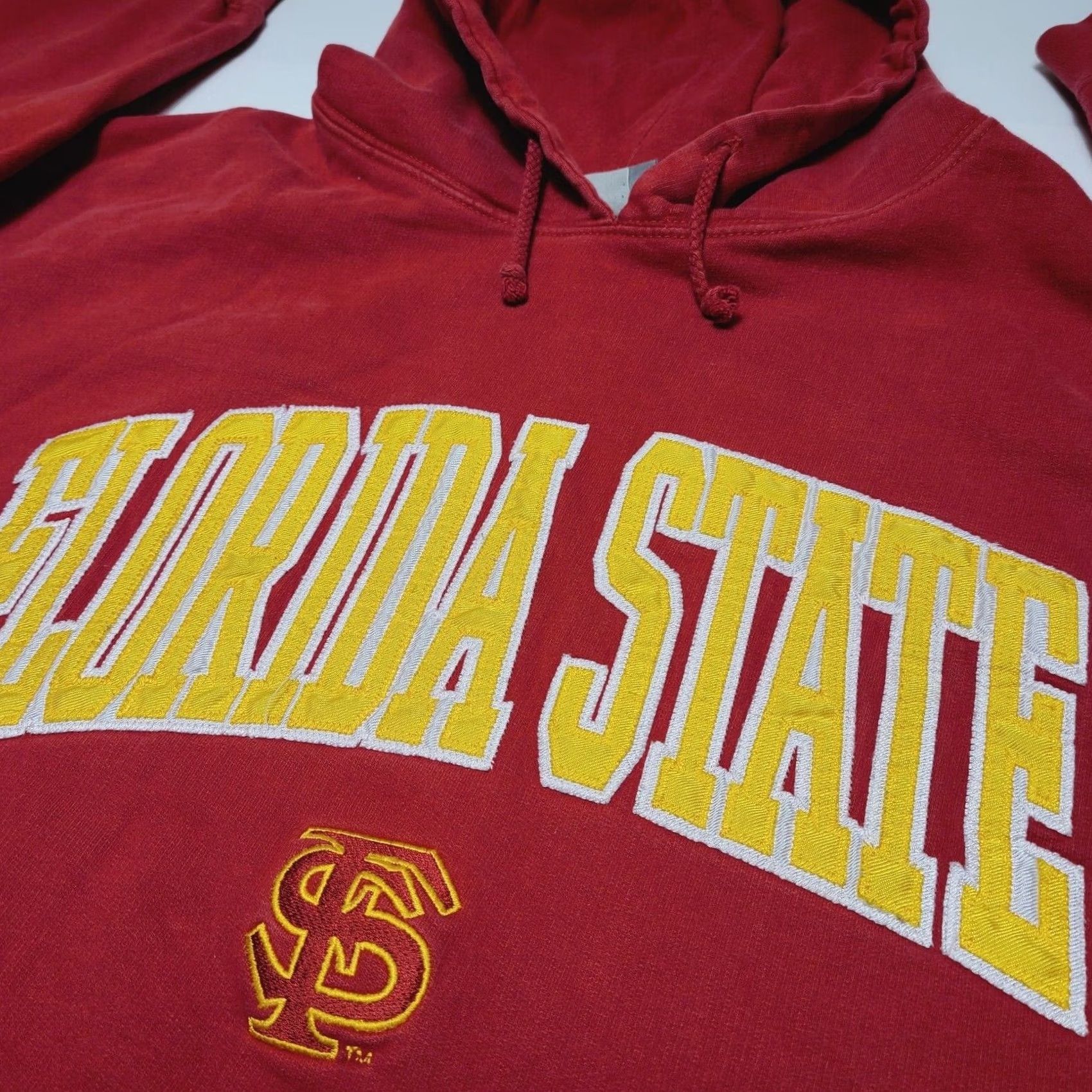 Vintage VINTAGE Florida State Seminoles Hoodie Sweatshirt Men 2XL Heavyweight FSU Crew Neck Pockets Size US XXL / EU 58 / 5 - 3 Thumbnail