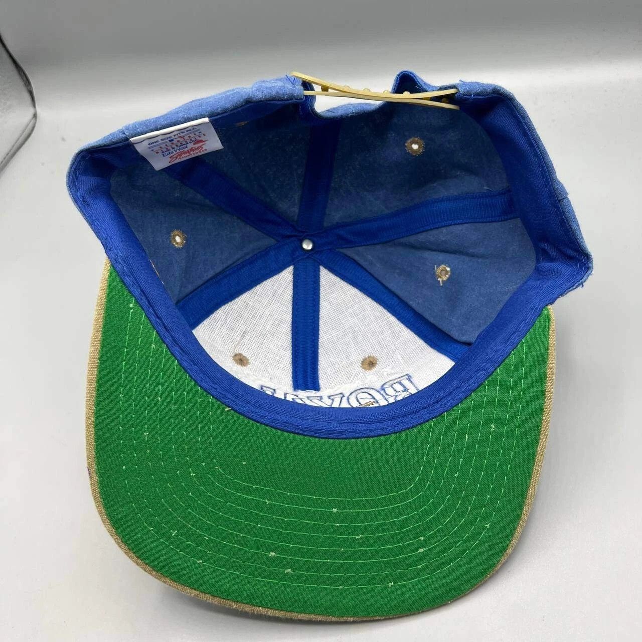 Signatures × Vintage Kansas City Royals Hat Men Blue Brown Signatures Snap Back Size ONE SIZE - 2 Thumbnail