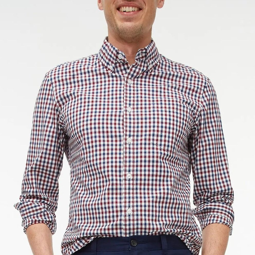 J.Crew J. Crew Shirt Men L Gingham Check Long Sleeve Button Down Size US L / EU 52-54 / 3 - 1 Thumbnail