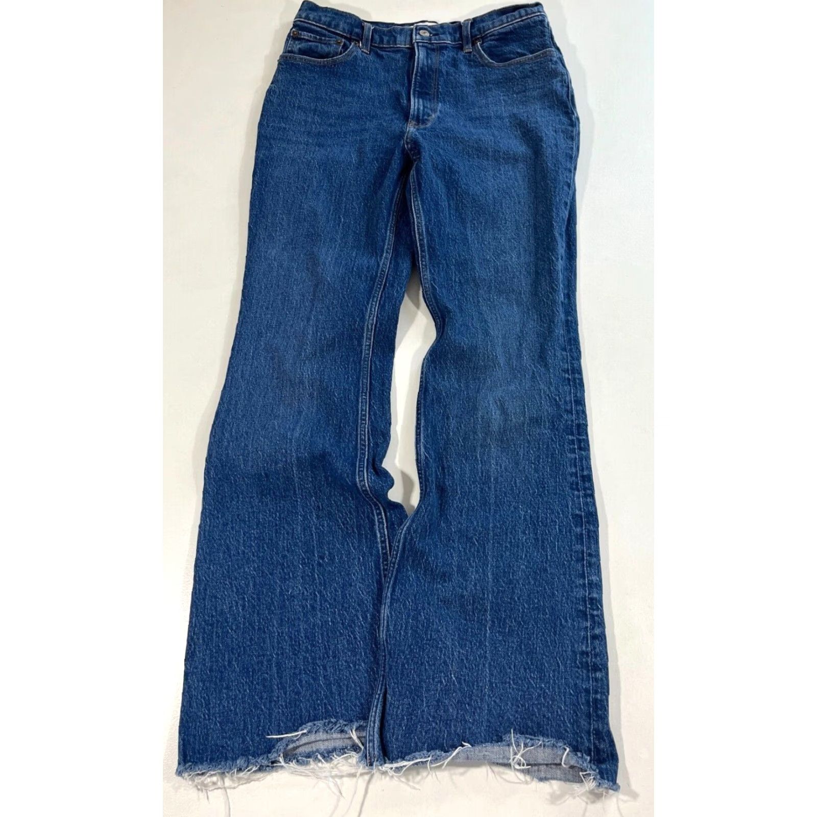 Abercrombie & Fitch Abercrombie & Fitch Womens The Vintage Flare High Rise Jeans Sz 30/10R Jeans Blue 90s Womens Size 30" / US 8 / IT 44 - 5 Thumbnail