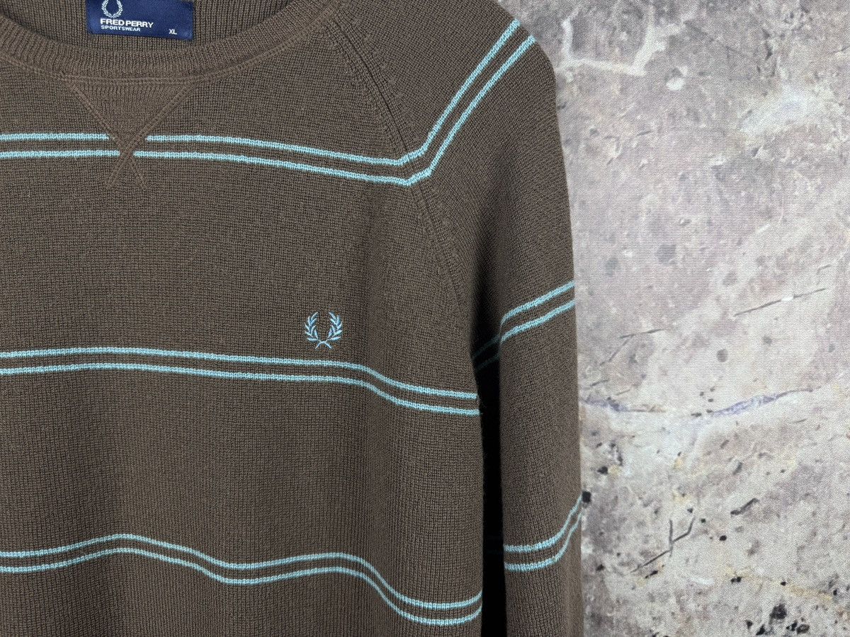 Fred Perry Men’s Fred Perry Stripped Pullover Sweater Size XL Size US XL / EU 56 / 4 - 5 Thumbnail