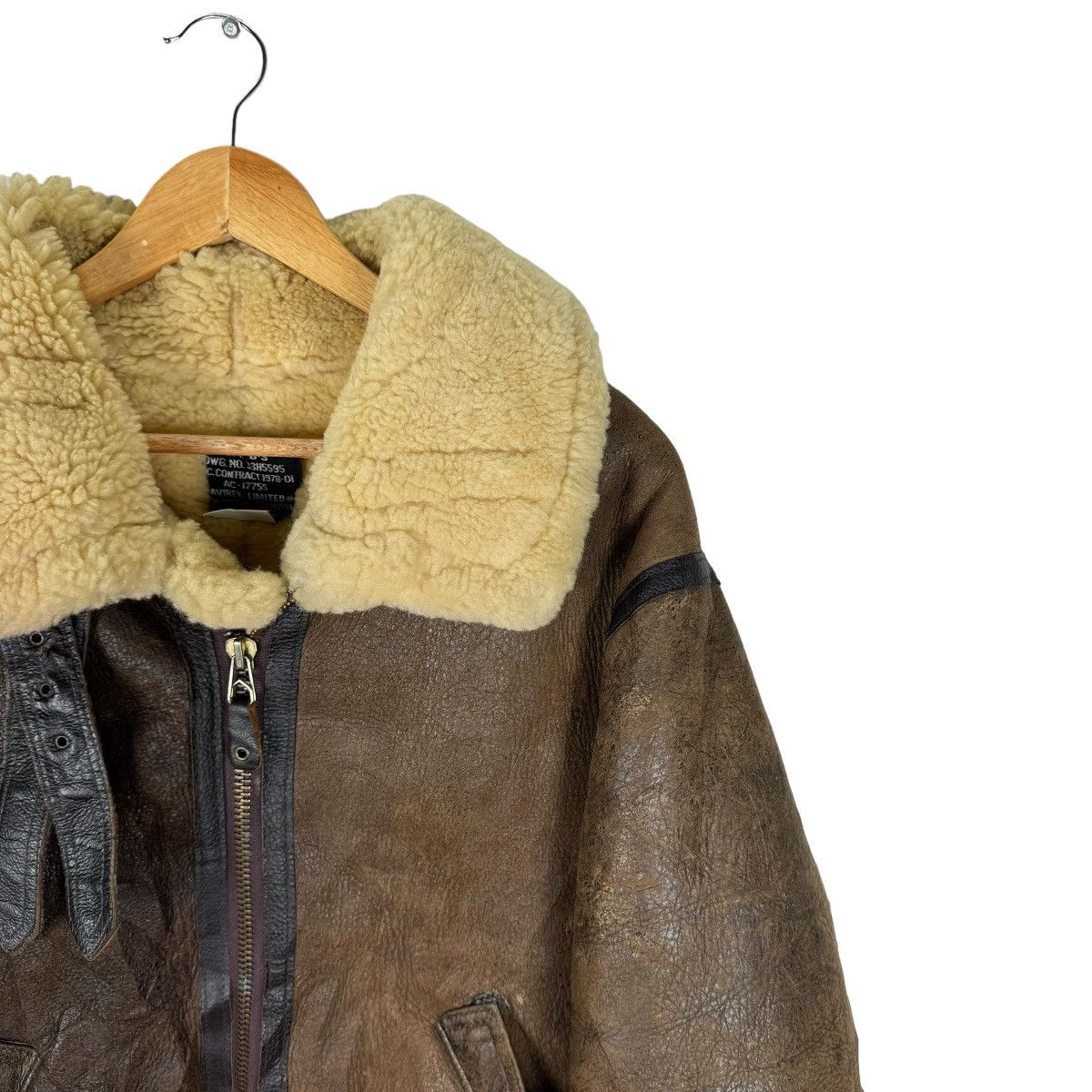 Avirex ☀️80s AVIREX LIMITED SHEEPSKIN B3 LEATHER JACKET Size US M / EU 48-50 / 2 - 3 Thumbnail
